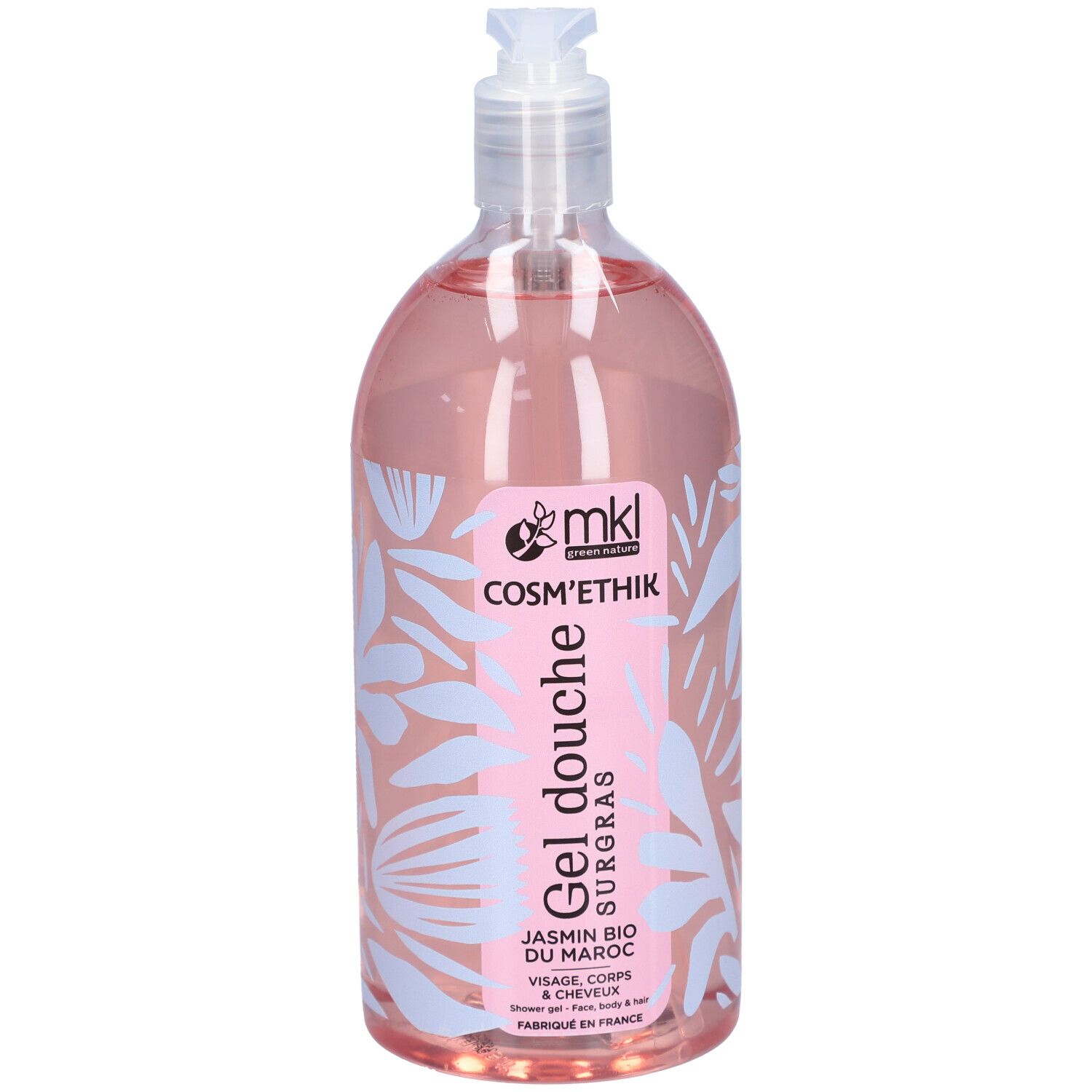 MKL Cosm'éthik 1L Gel Douche Surgras - Jasmin Bio du Maroc