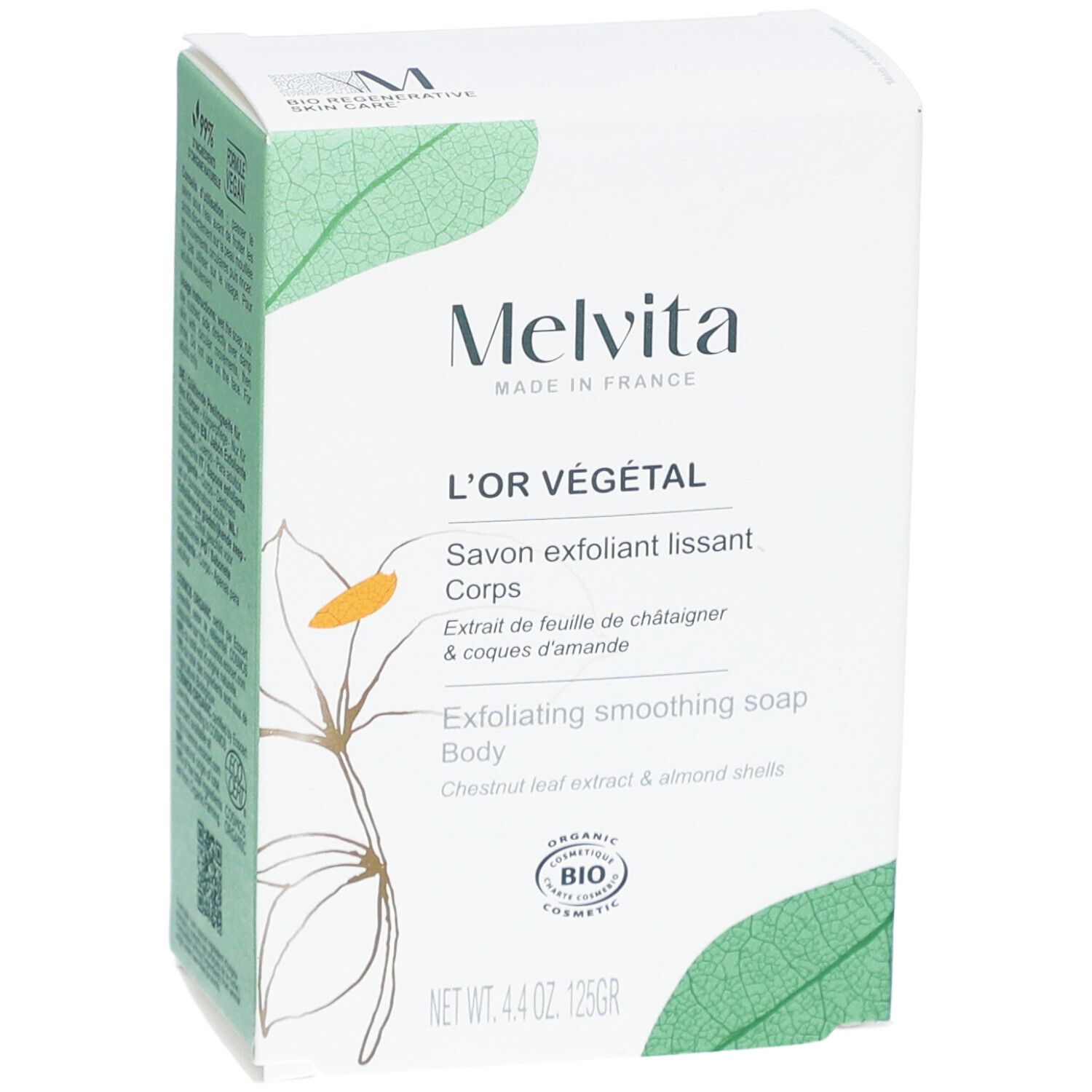 MELVITA L'Or Végétal Savon Exfoliant Lissant Corps