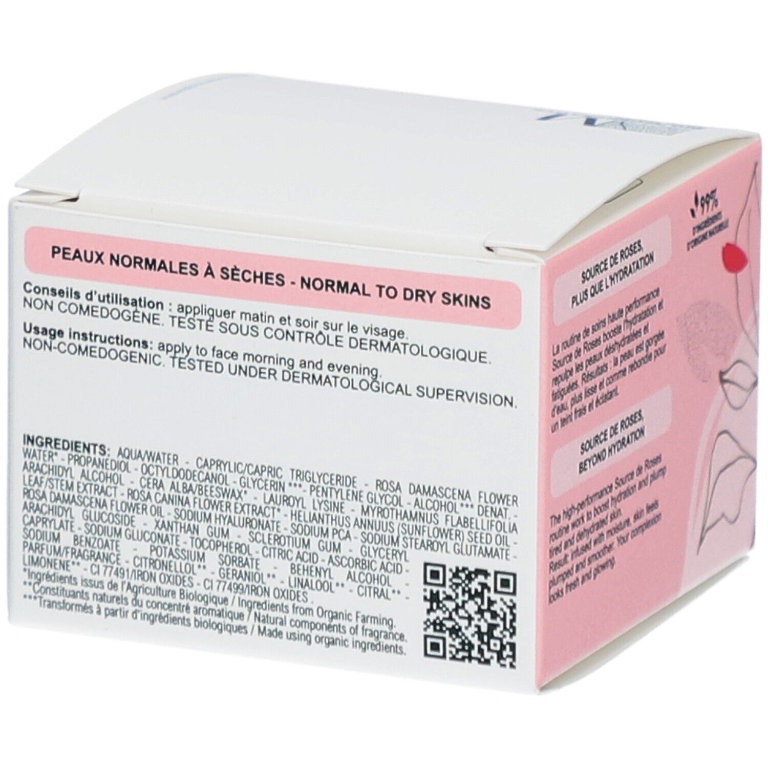 MELVITA Source de Roses Crème Hydra-Repulpante Recharge