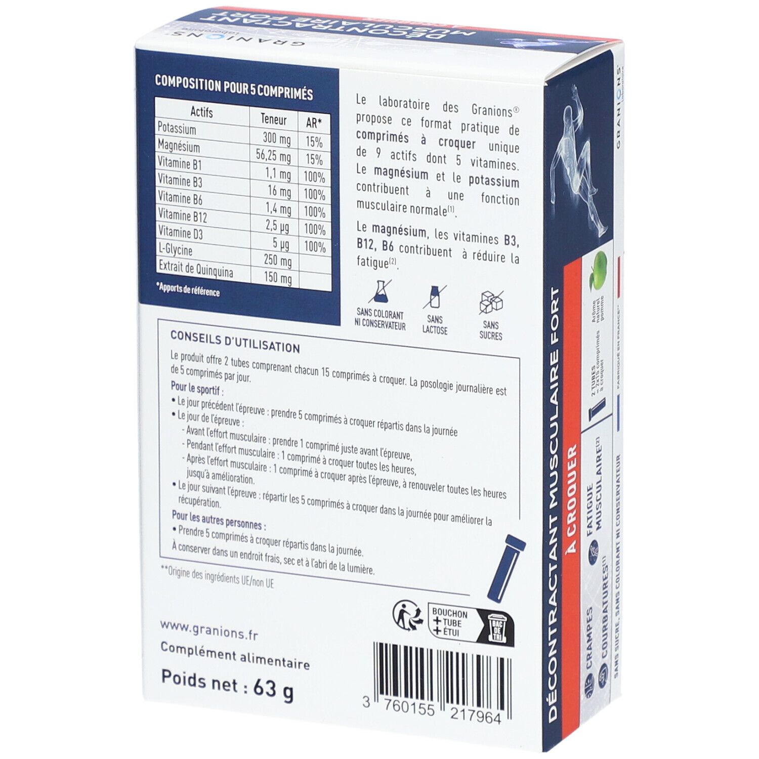 GRANIONS DECON MUSC FOR CPR CROQ30