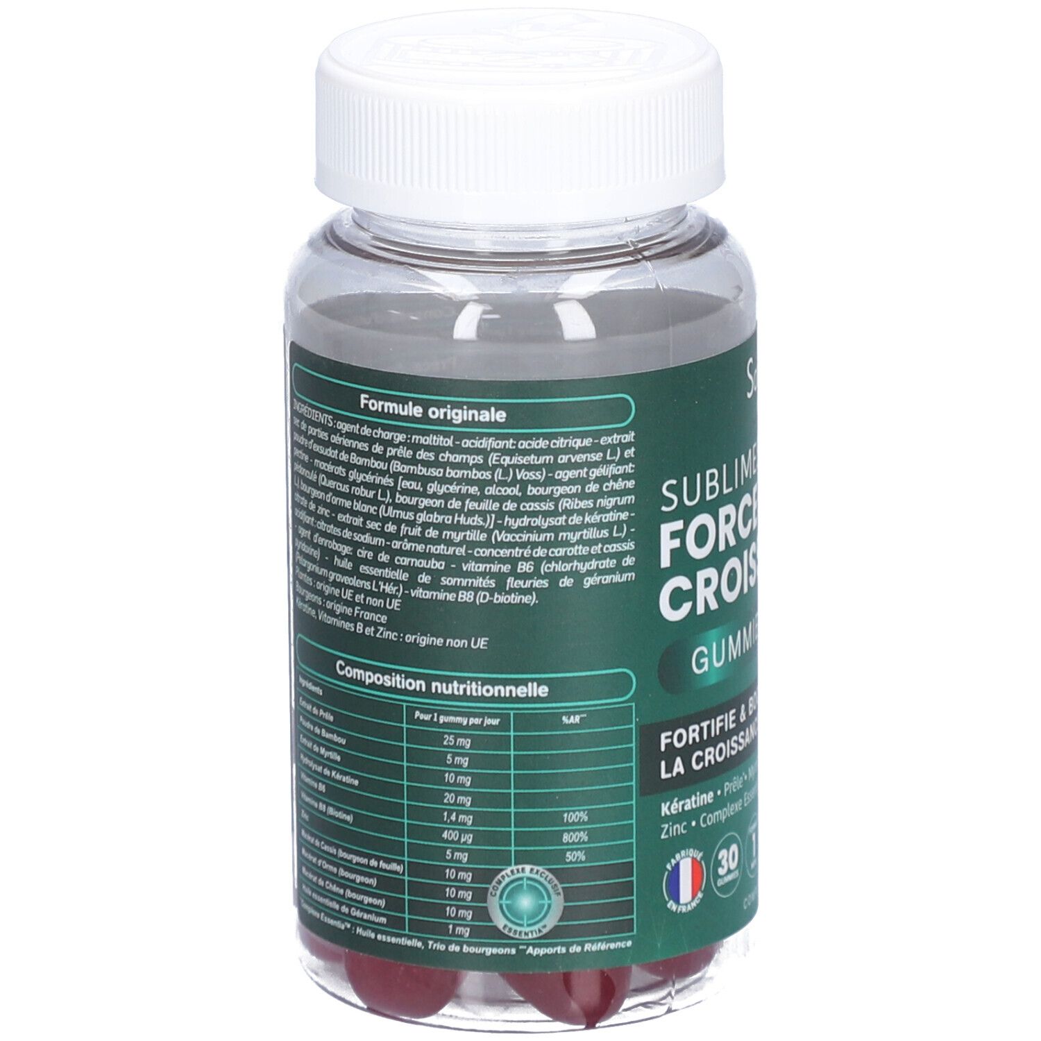 Santarome Sublimes Cheveux Gummies Force & Croissance