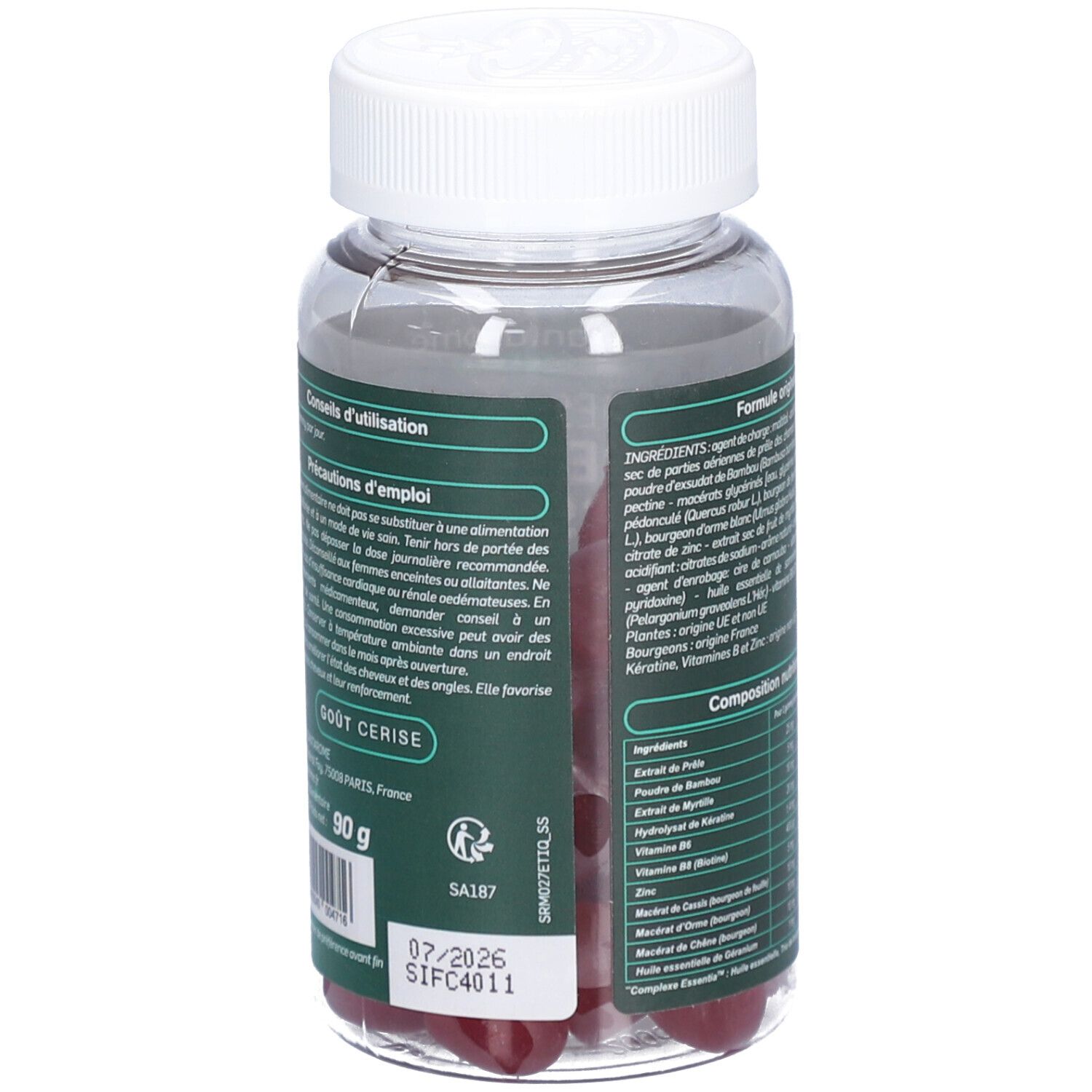 Santarome Sublimes Cheveux Gummies Force & Croissance