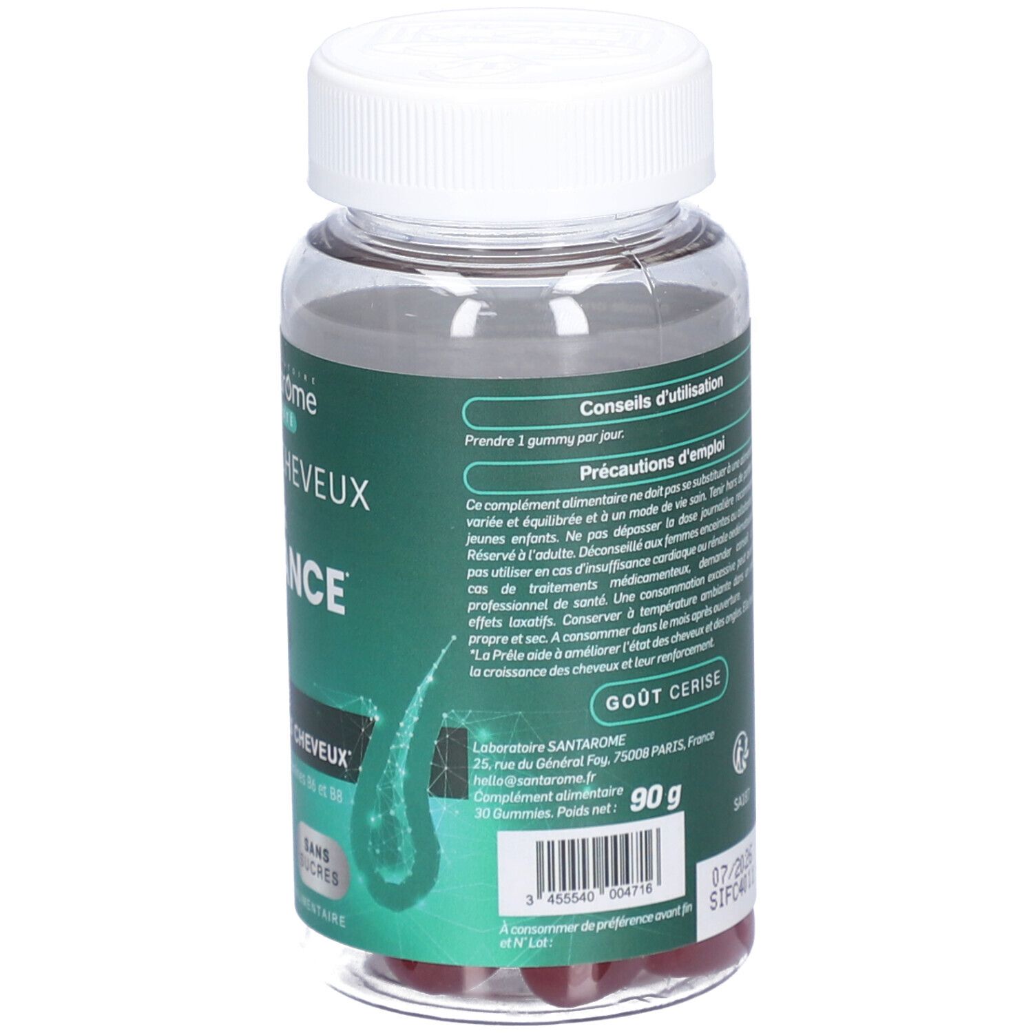 Santarome Sublimes Cheveux Gummies Force & Croissance