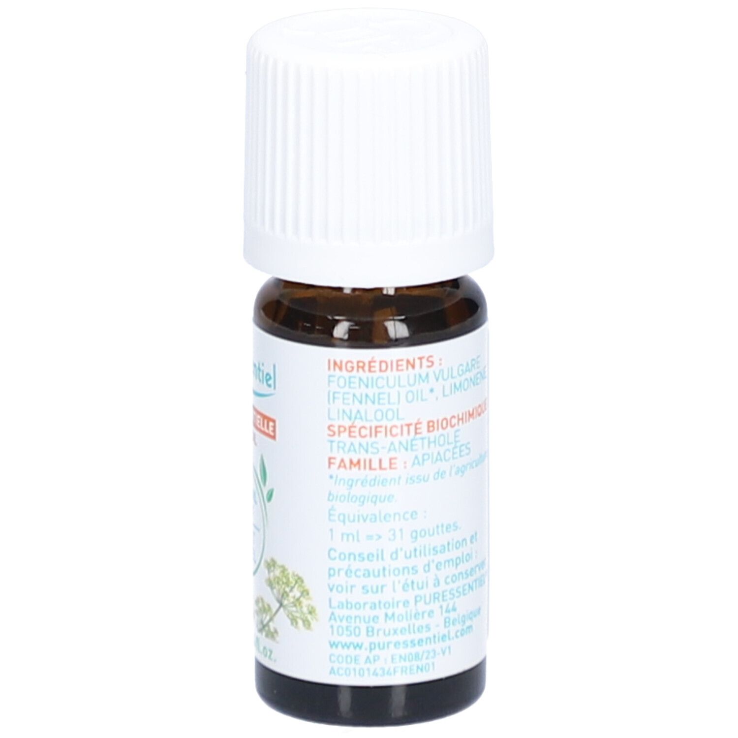 Puressentiel Huile essentielle fenouil doux bio