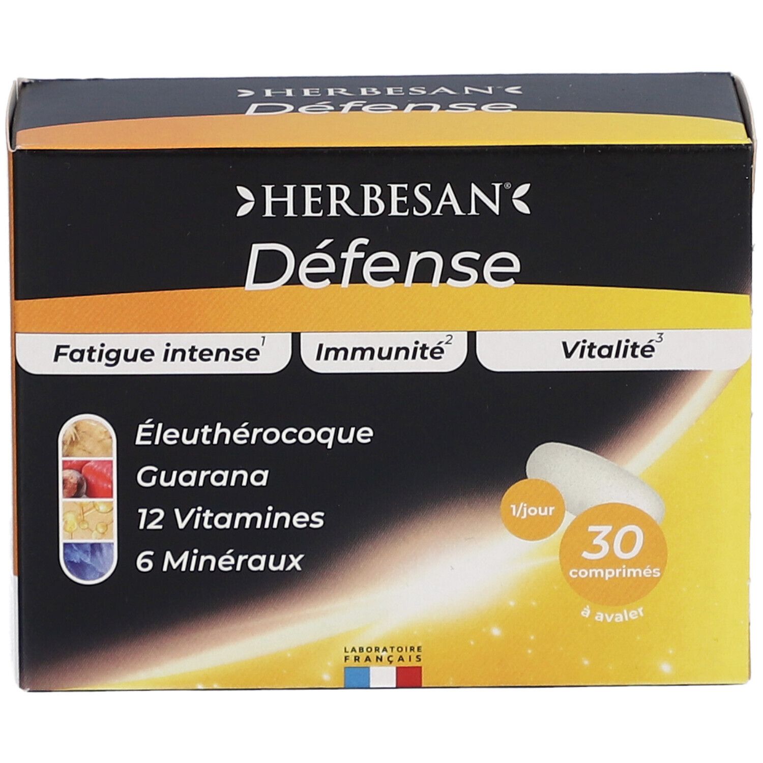 Herbesan Défense énergie immunité vitamines et minéraux