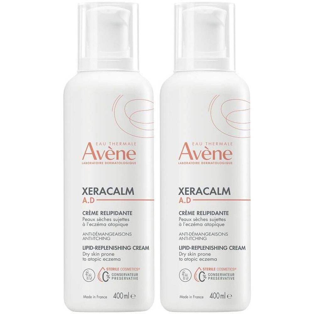 Avène XeraCalm A.D Crème relipidante x2