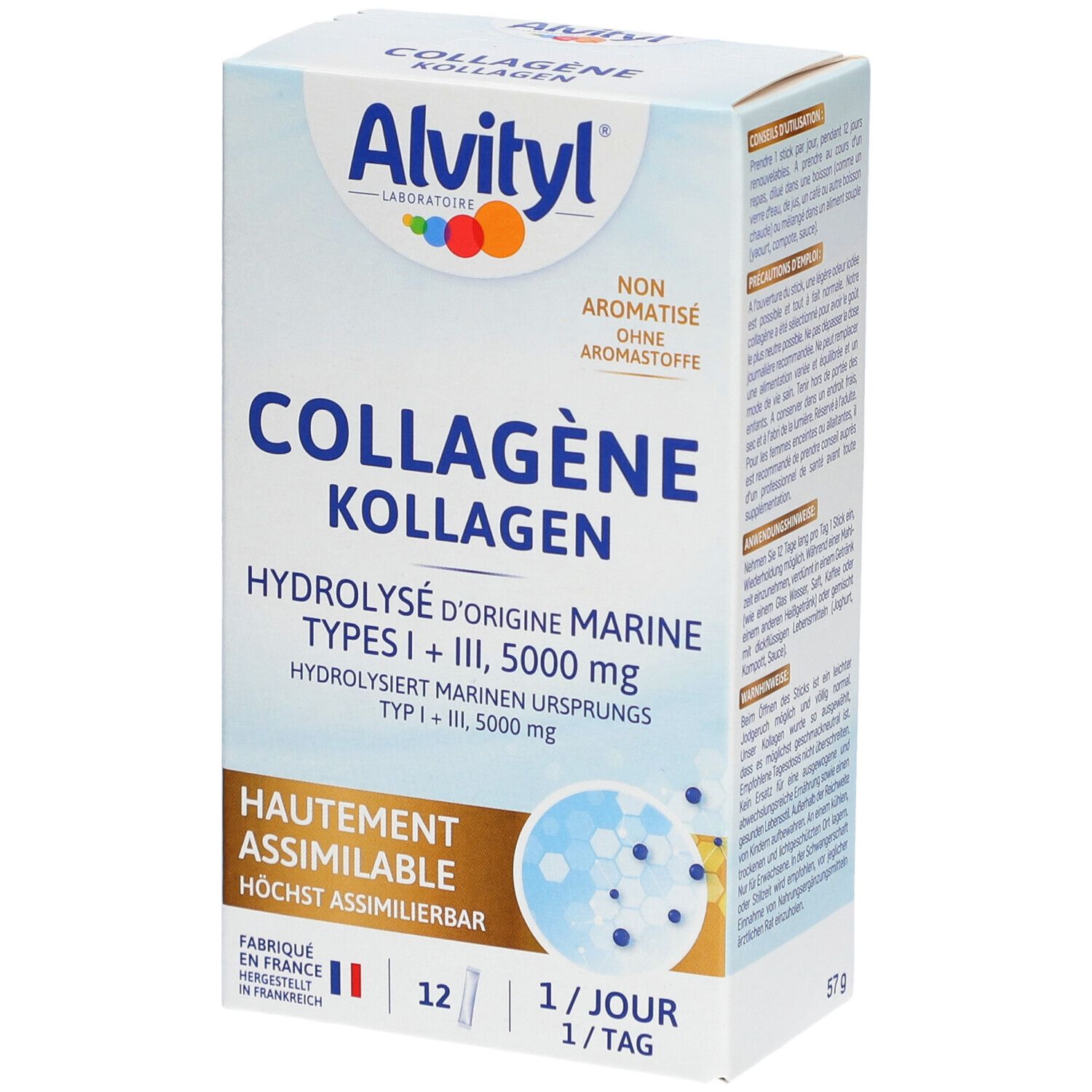 Alvityl Hydrolysiertes Kollagen Typ I & III 5000mg