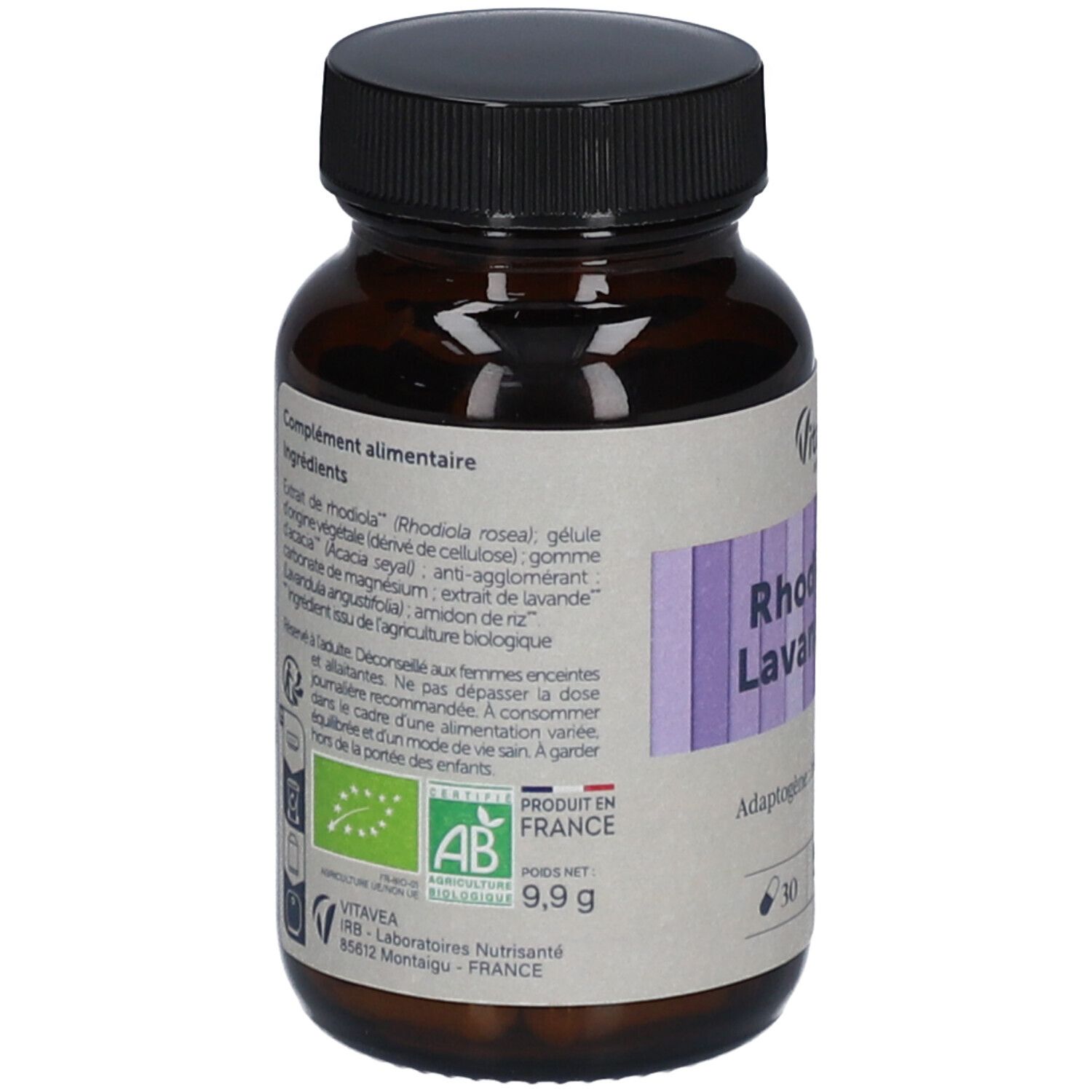 Vitavea Gesundheit Nutri'sentiels Rhodiola & Lavendel Bio Stress