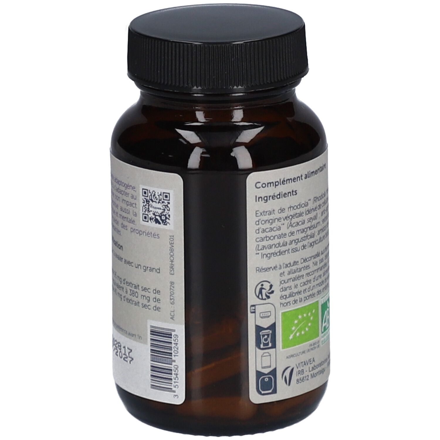 Vitavea Gesundheit Nutri'sentiels Rhodiola & Lavendel Bio Stress