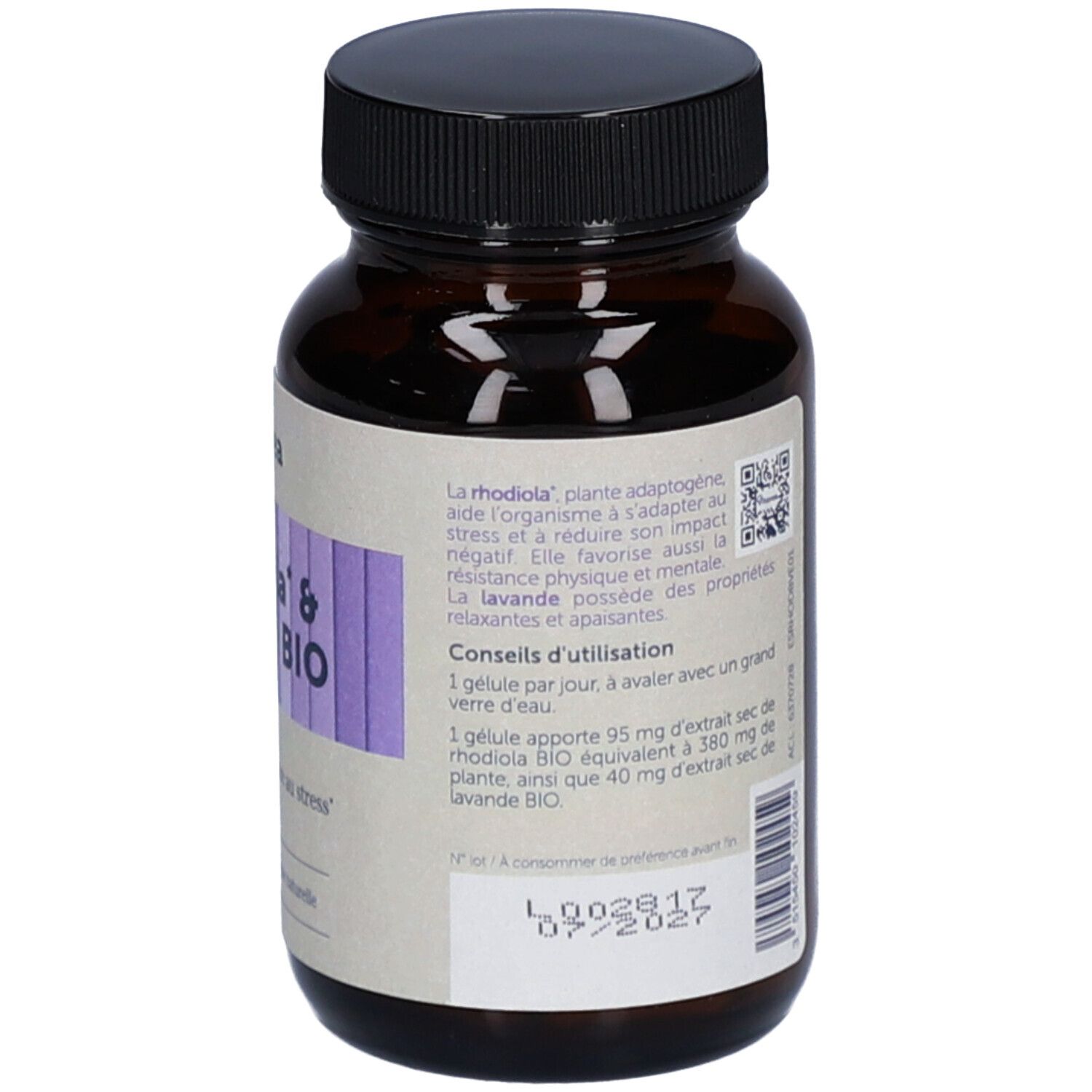 Vitavea Gesundheit Nutri'sentiels Rhodiola & Lavendel Bio Stress