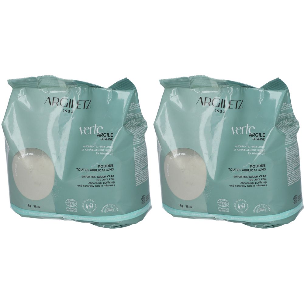 Argiletz Argile verte surfine x2