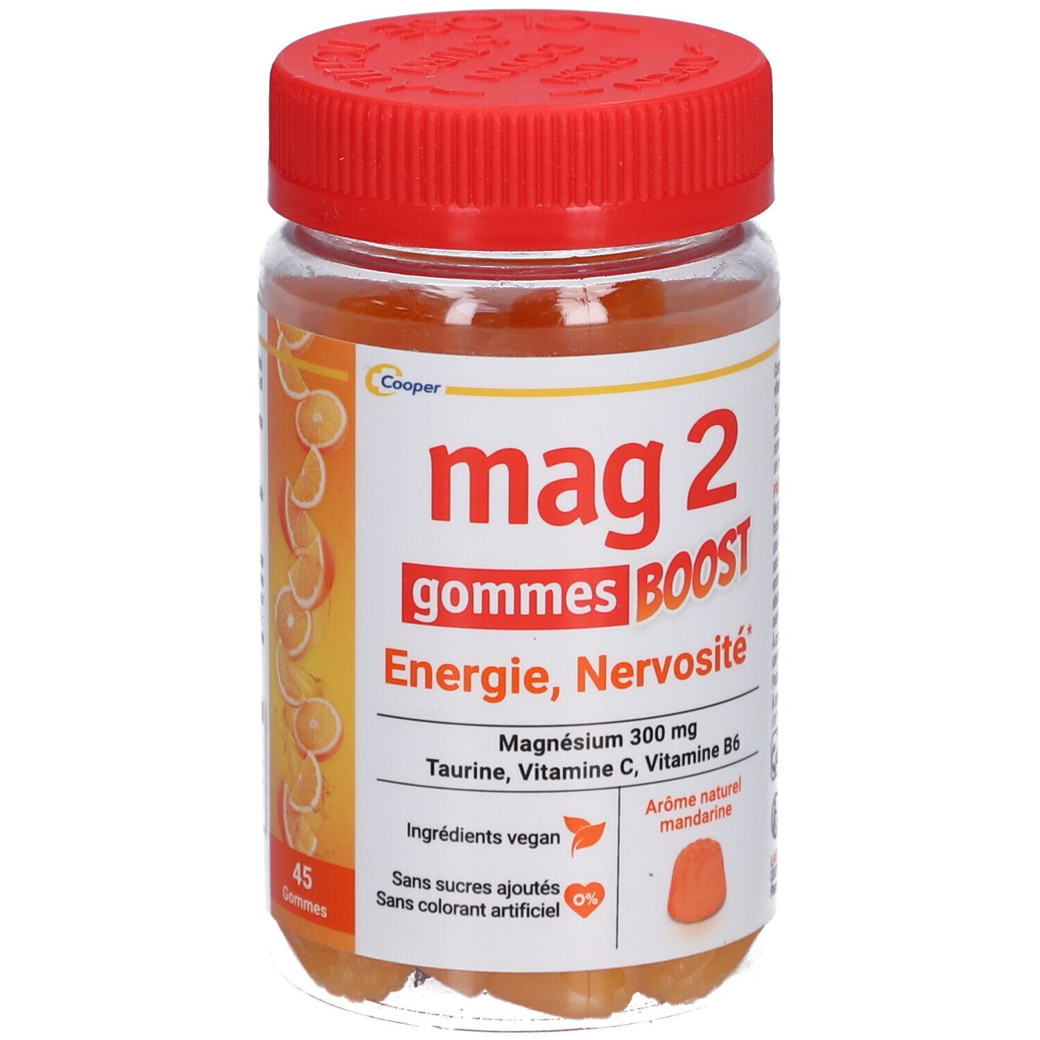 Mag 2 Boost Energie und Nervosität Gummis