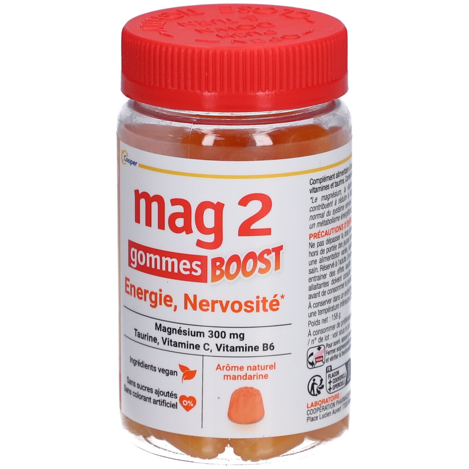 Mag 2 Boost Energie und Nervosität Gummis