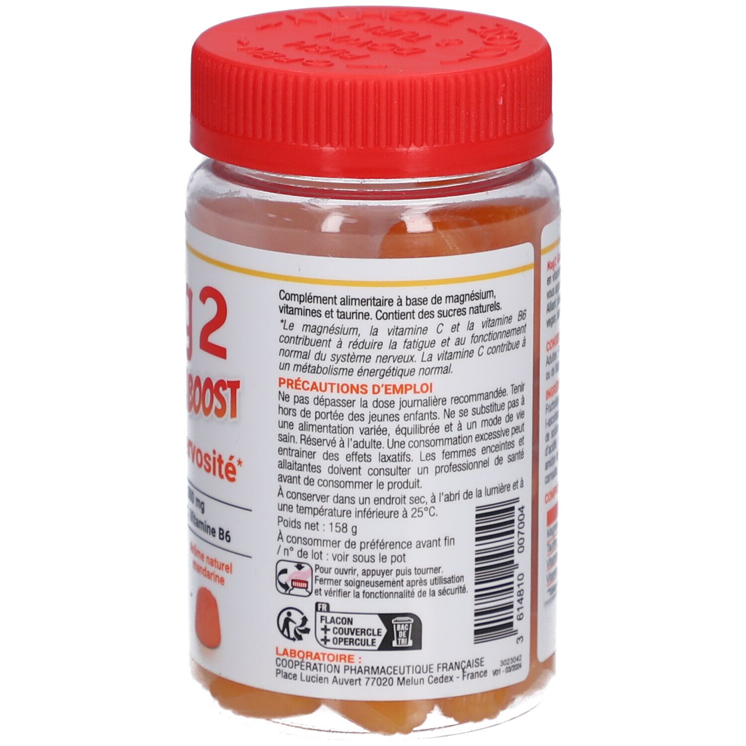 Mag 2 Boost Energie und Nervosität Gummis