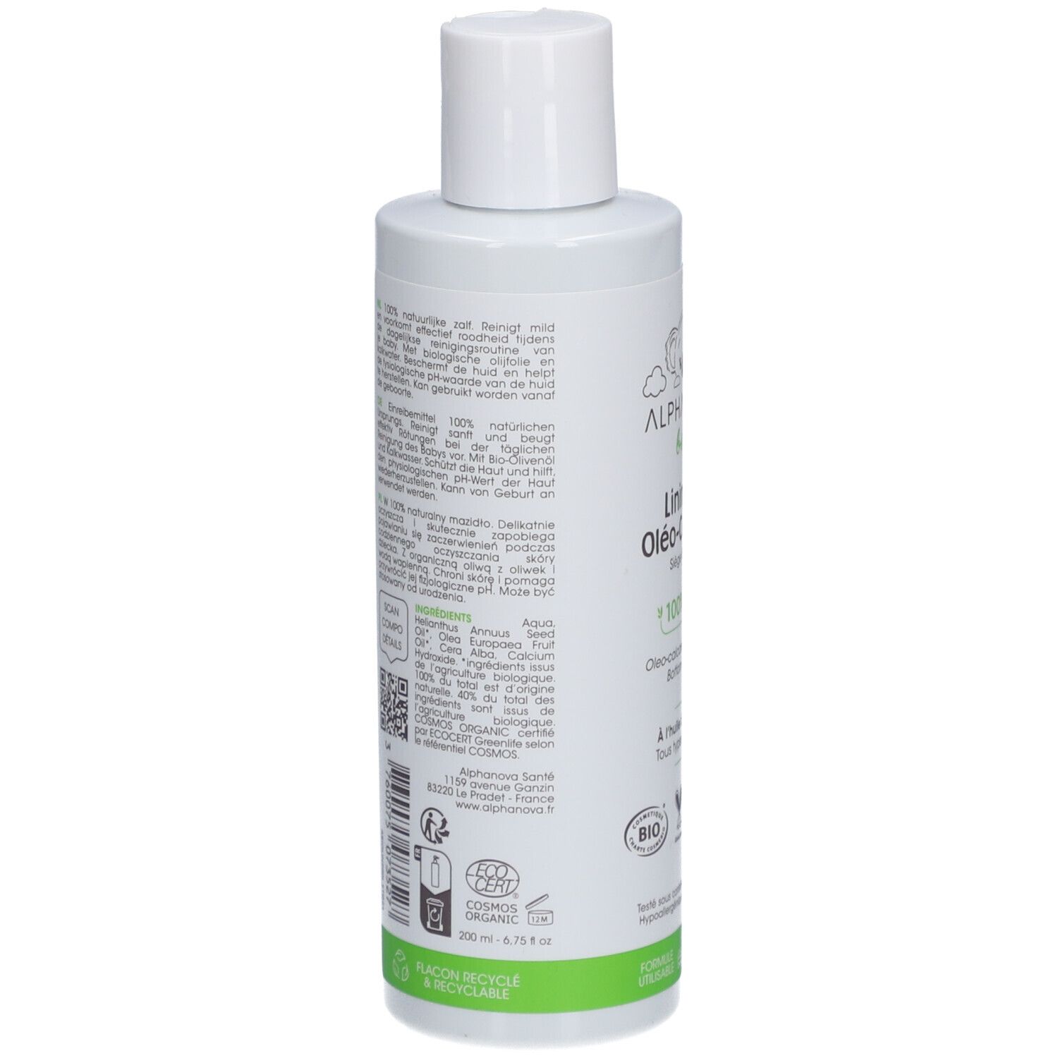 ALPHANOVA Bébé Liniment Oléo-Calcaire