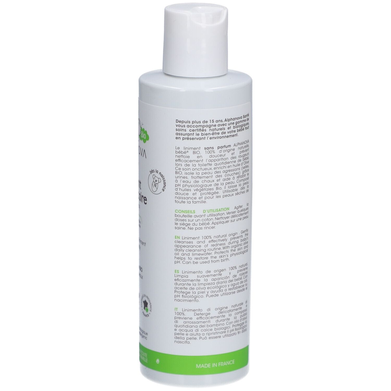 ALPHANOVA Bébé Liniment Oléo-Calcaire