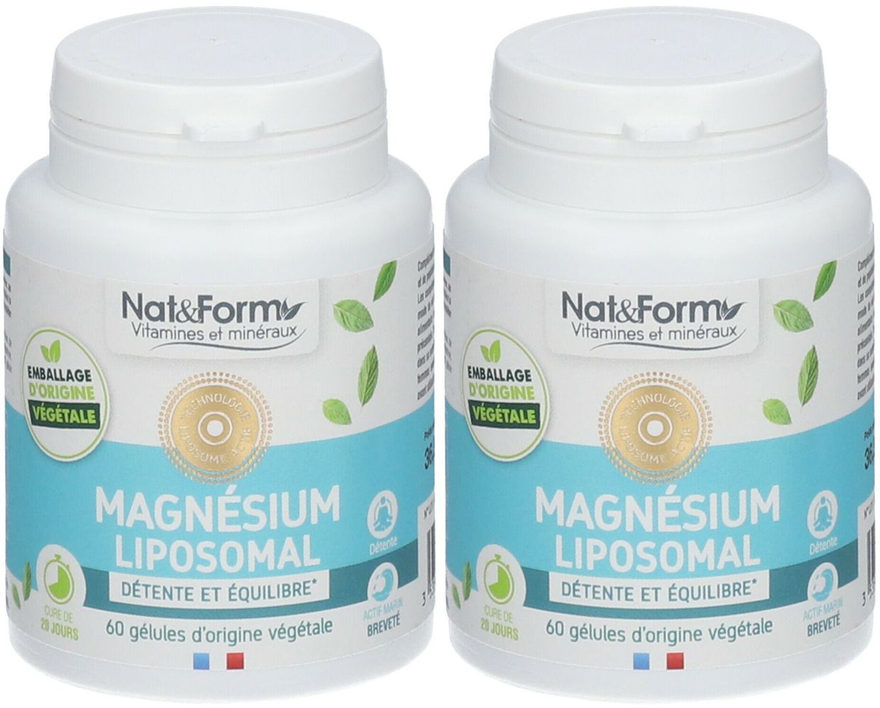 Nat & Form Magnésium liposomal x2
