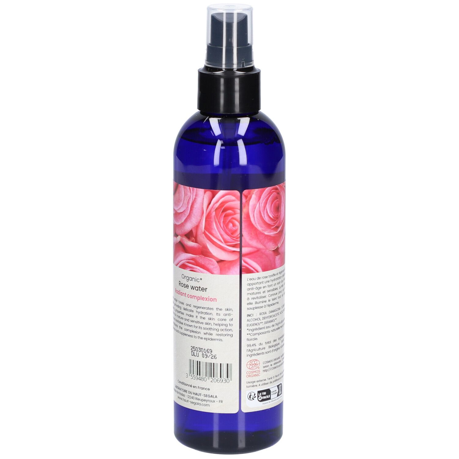 Laboratoire du Haut-Ségala Bio-Rosenblütenwasser