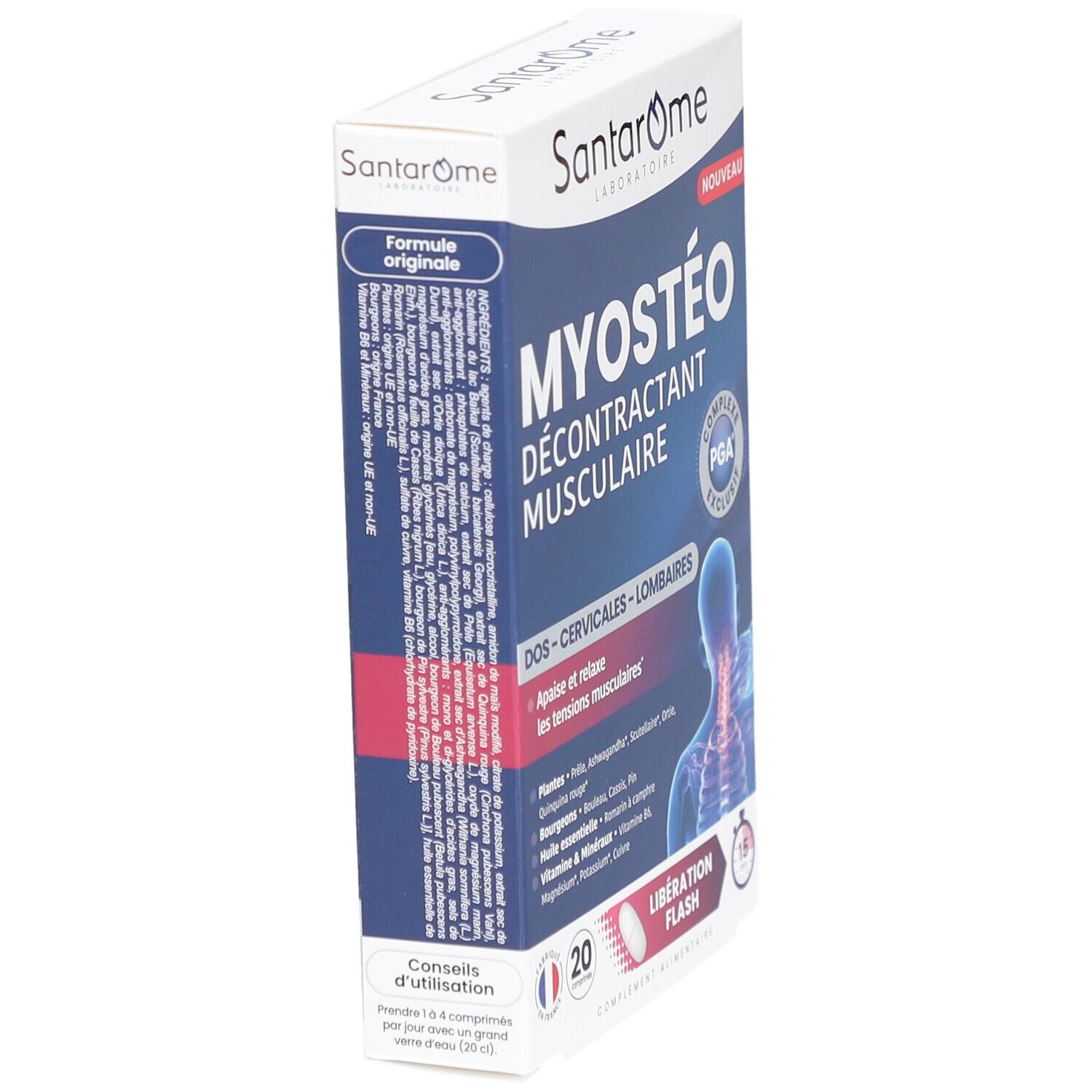 Santarome Myostéo Muskelentspanner Befreiung Flash