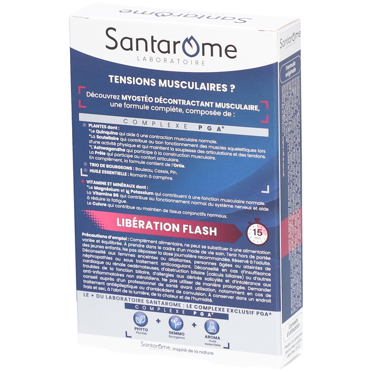 Santarome Myostéo Muskelentspanner Befreiung Flash