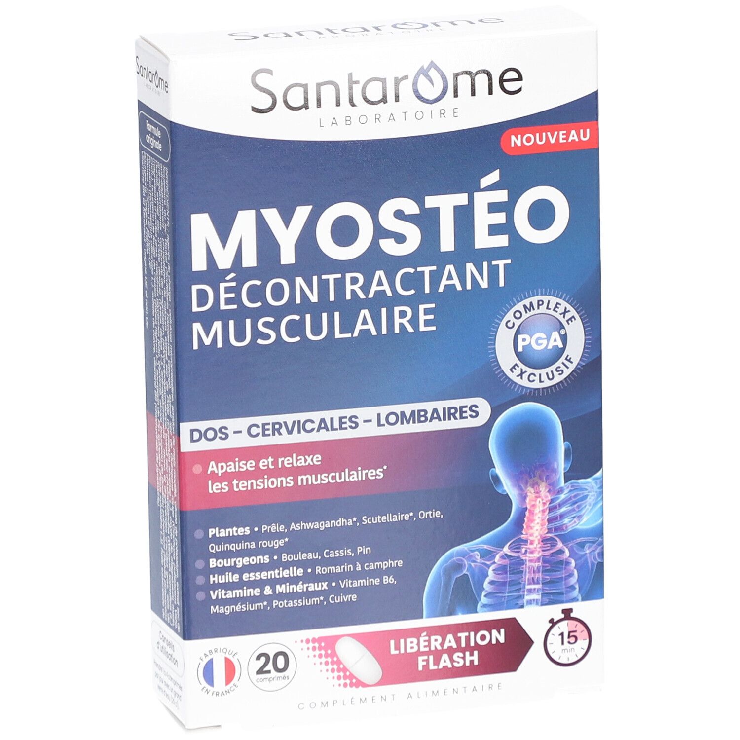 Santarome Myostéo Muskelentspanner Befreiung Flash