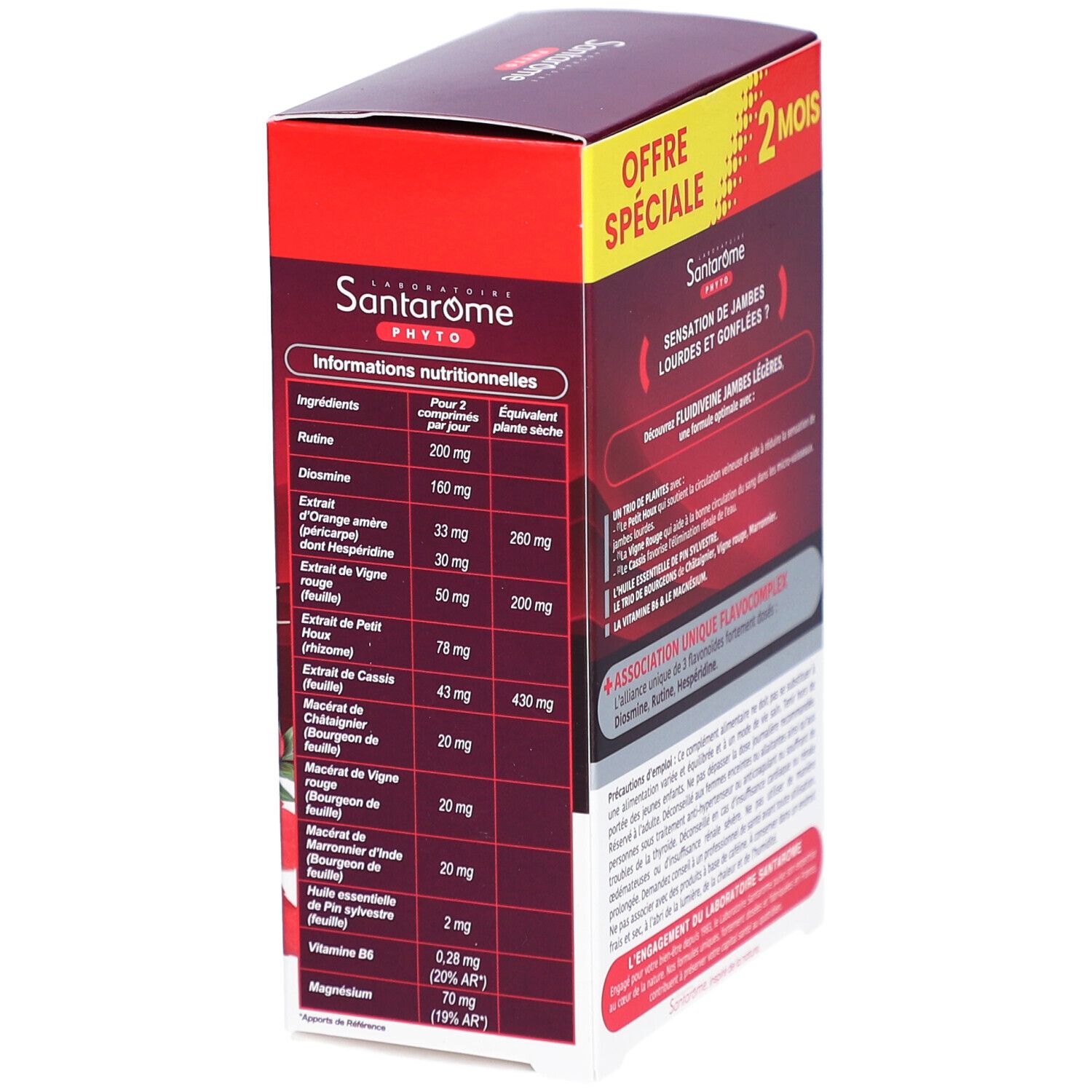 Santarome Fluidiveine Leichte Beine Zirkulation & Drainage