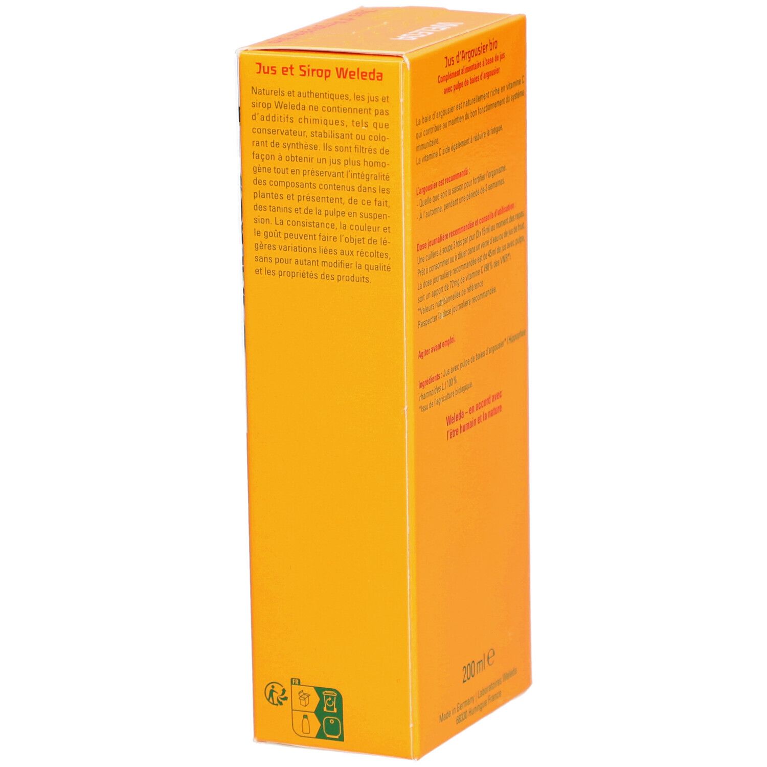 Weleda Sanddorn Bio-Saft