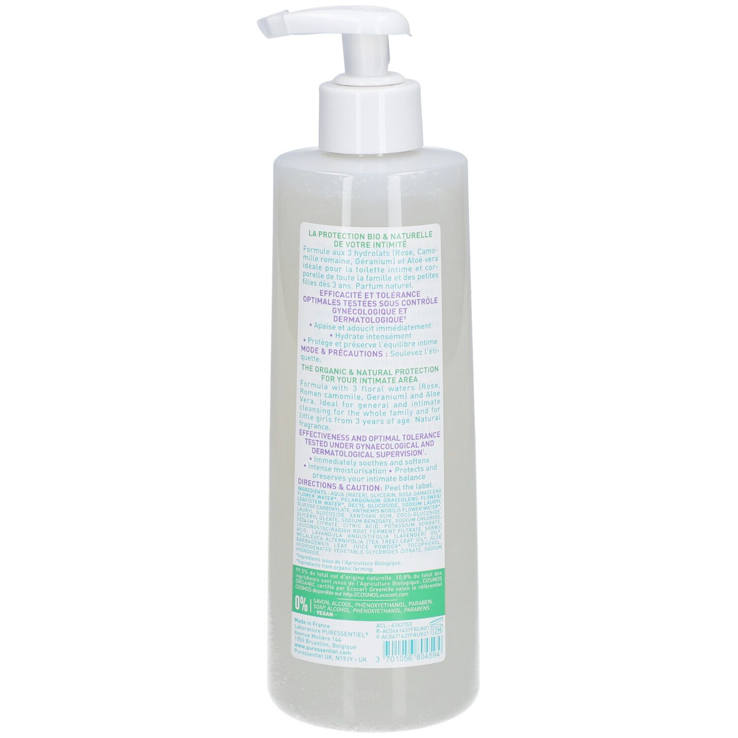 Puressentiel® gel de toilette intime bio à l'aloe vera
