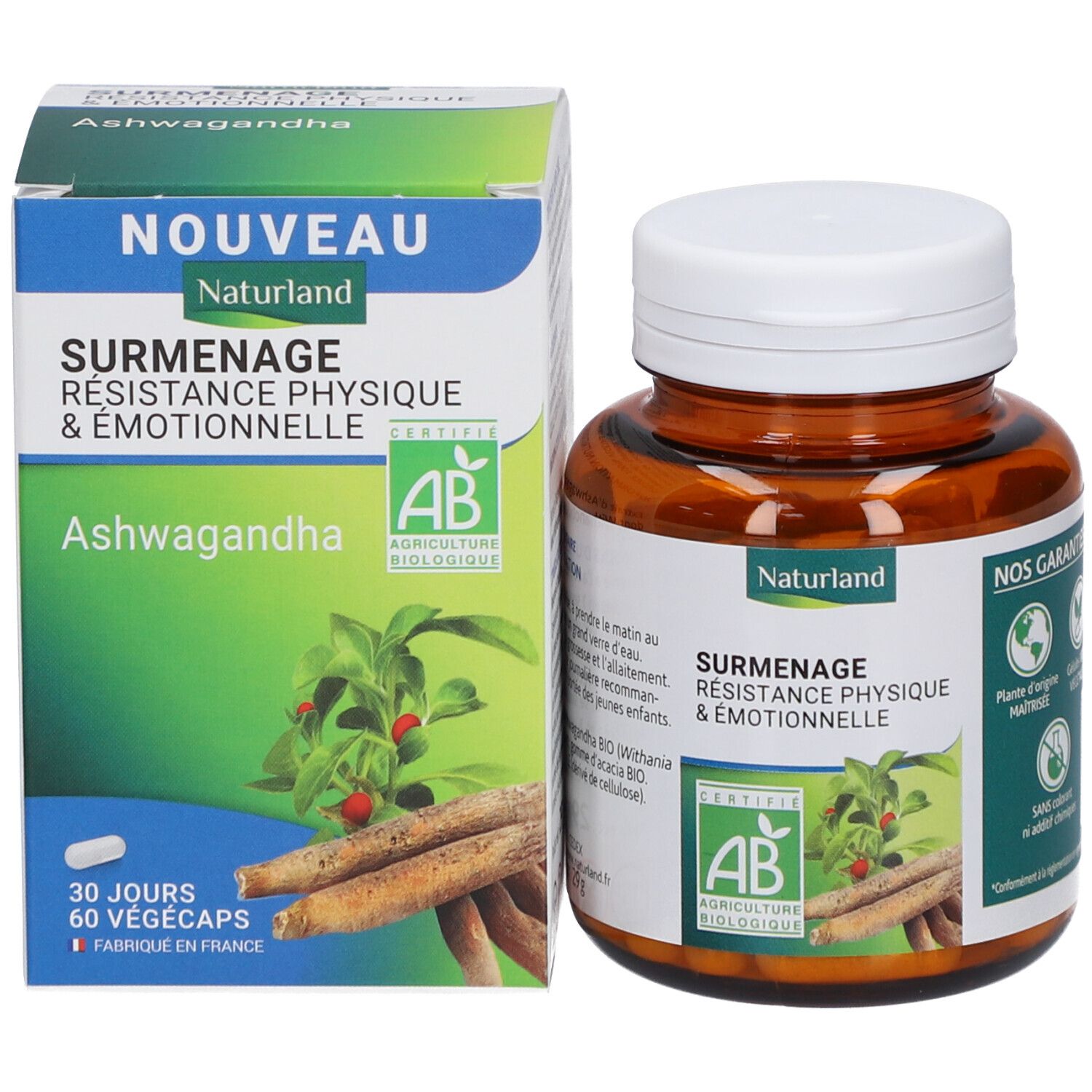 Naturland Überanstrengung Körperliche & Emotionale Widerstandskraft Bio