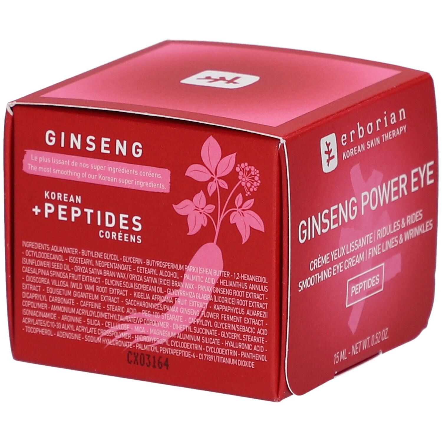 Erborian Ginseng Power Eye Glättende Augencreme mit Ginseng und Koffein