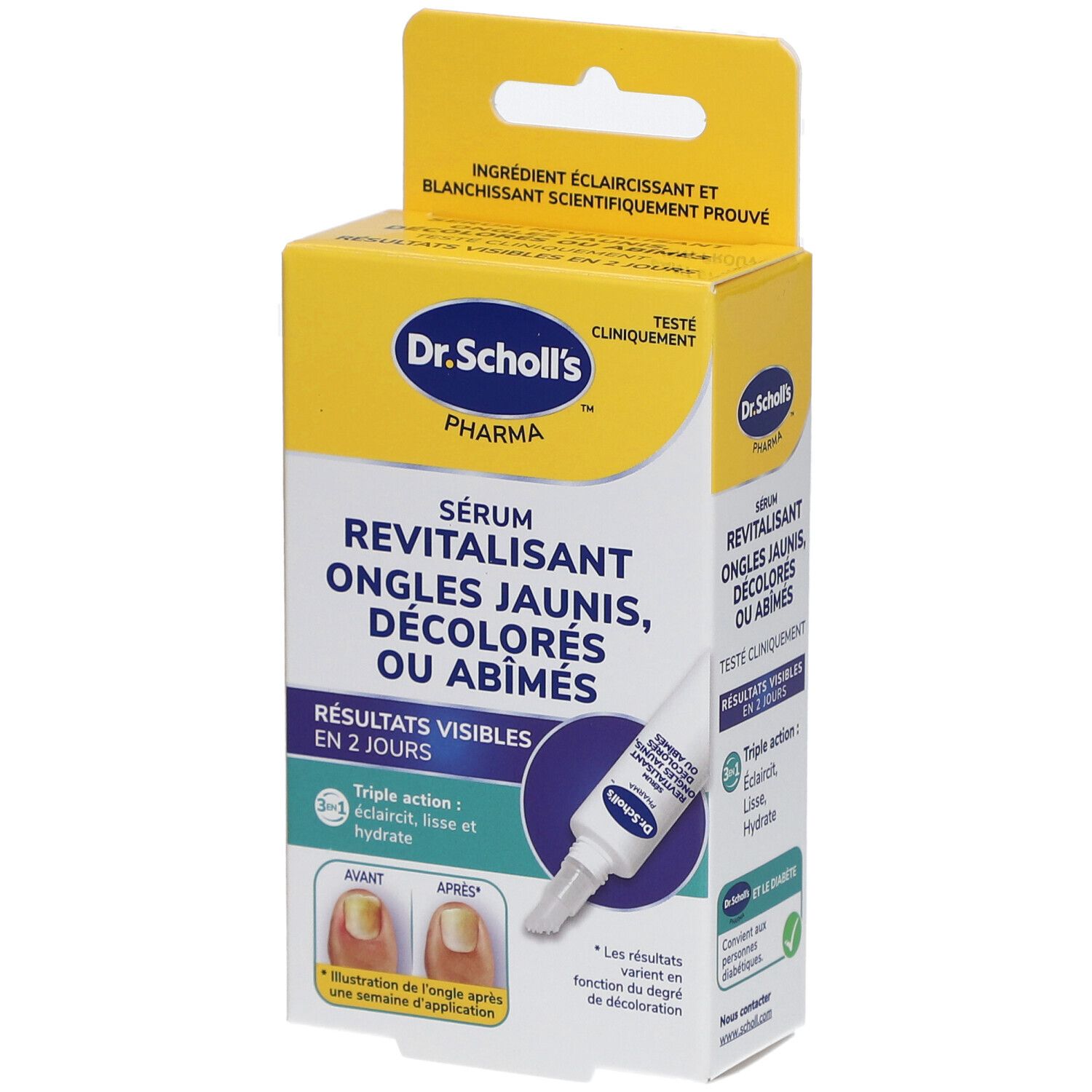 Dr. Scholl's Nail Revitalizing Serum - Dreifachwirkung: hellt auf, glättet und spendet Feuchtigkeit