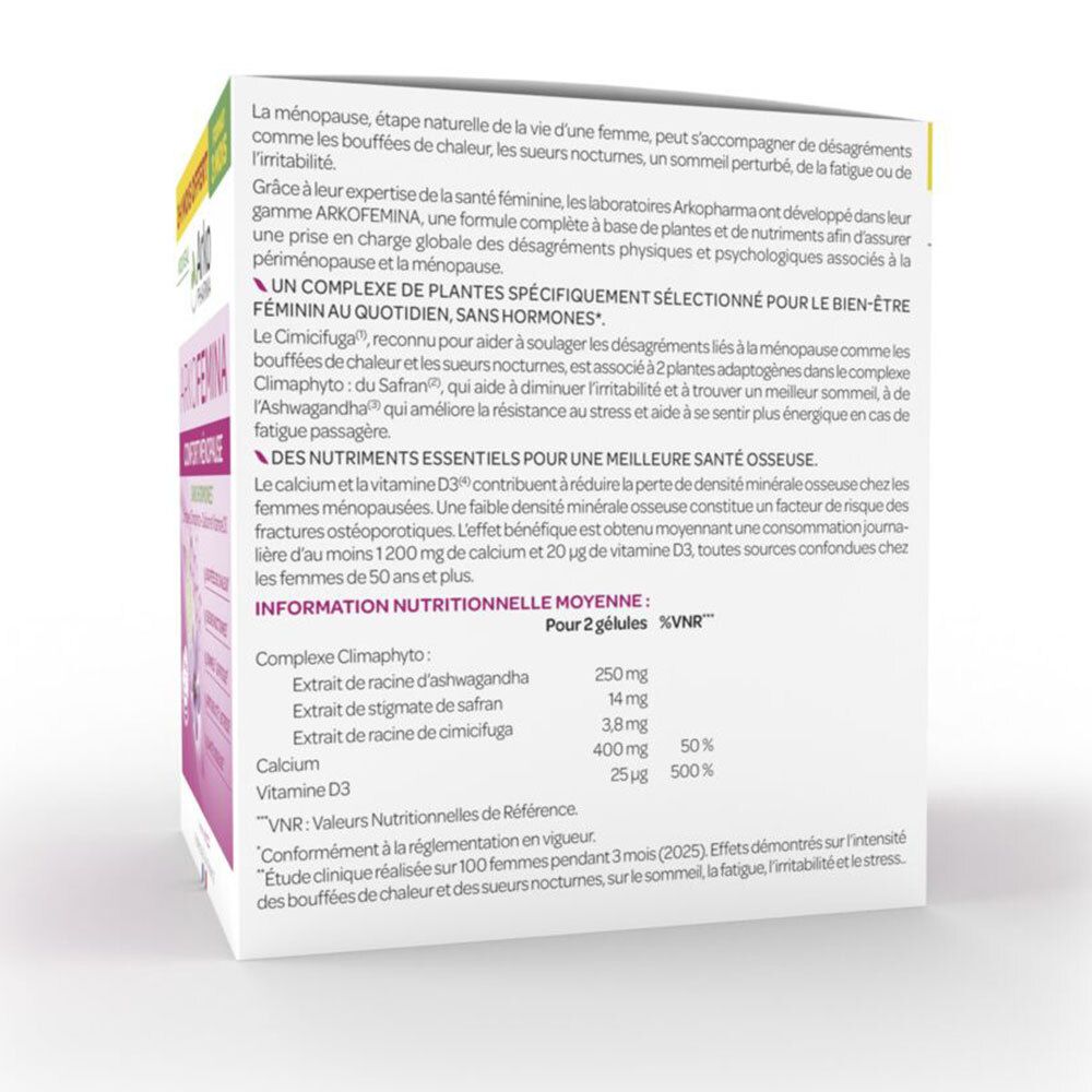 Rückseite der Schachtel mit Text. Informationen über das Produkt und seine Inhaltsstoffe. Enthält eine Tabelle.