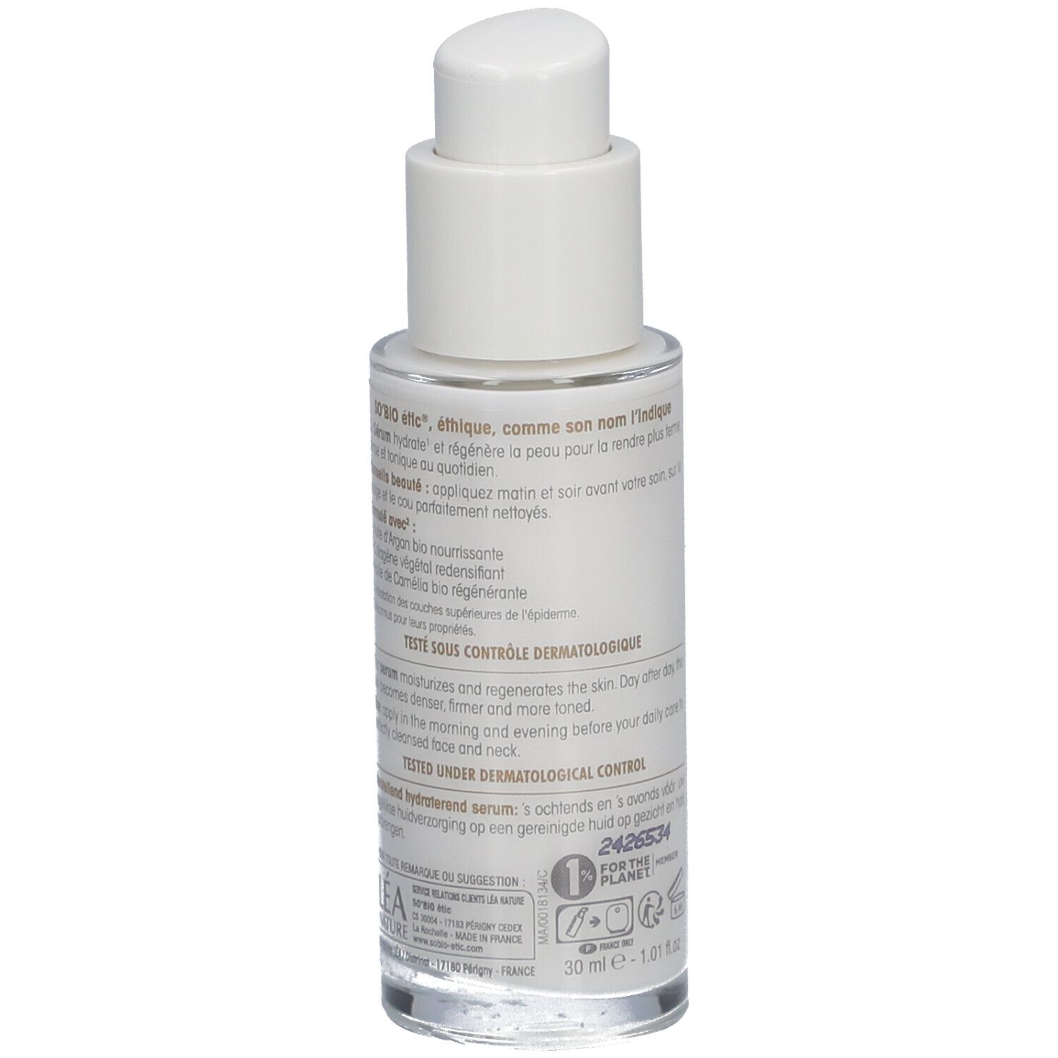 SO BIO ETIC Sérum Hydratant Régénérant