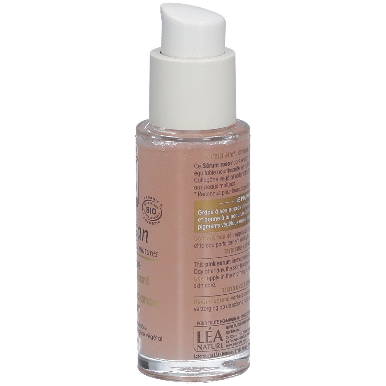 SO BIO ETIC Précieux Argan Serum Rose éclat revitalisierend