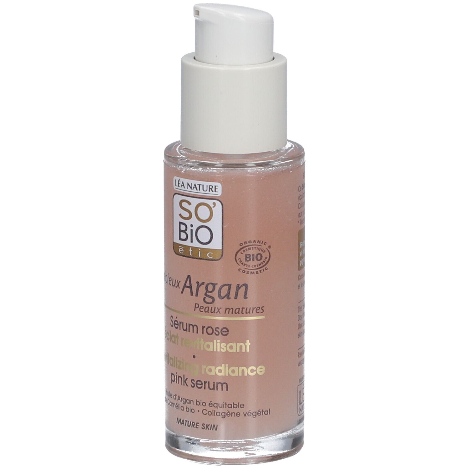 SO BIO ETIC Précieux Argan Serum Rose éclat revitalisierend