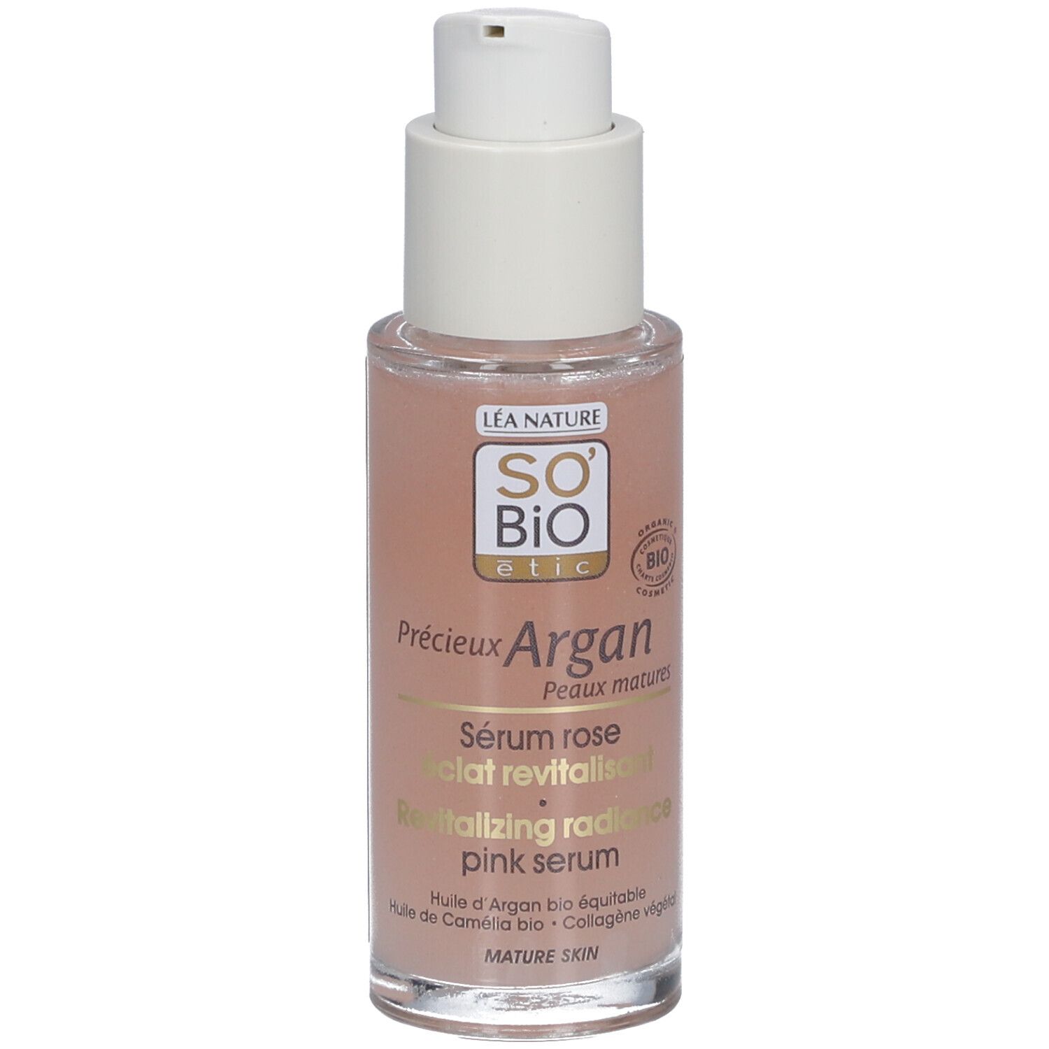SO BIO ETIC Précieux Argan Serum Rose éclat revitalisierend