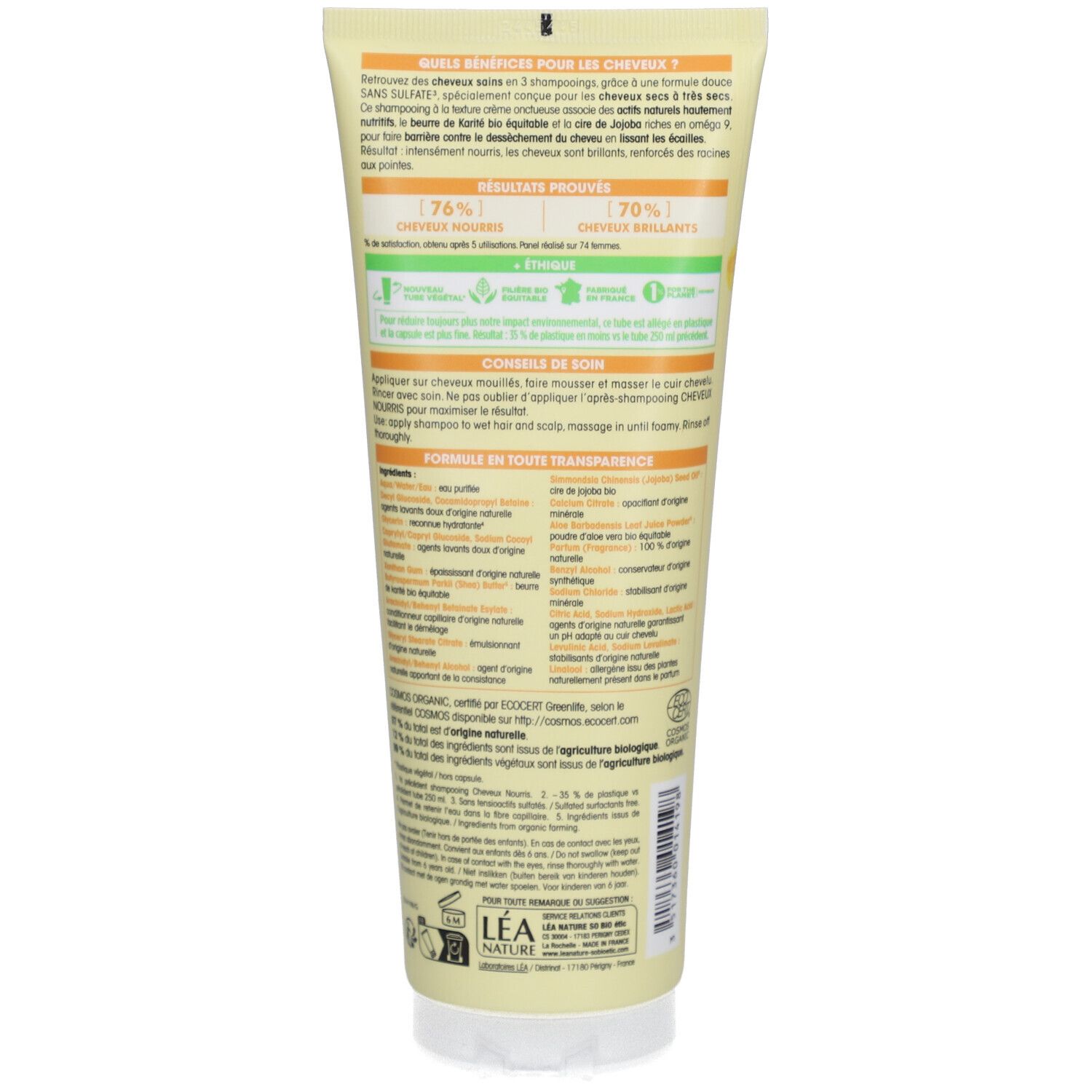SO BIO ETIC Shampoo Genährtes Haar Karité