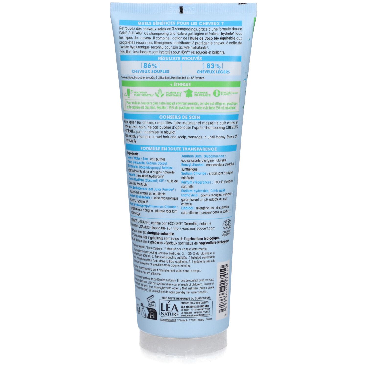 SO BIO ETIC Shampoo Hydratisiertes Haar