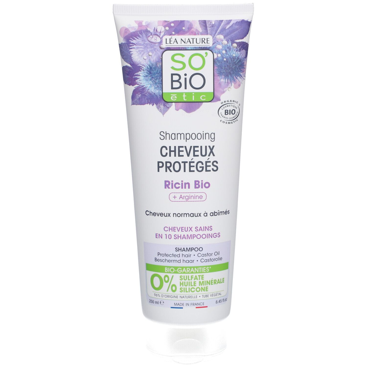 SO BIO ETIC Shampoo für geschütztes Haar Rizinus und Arginin