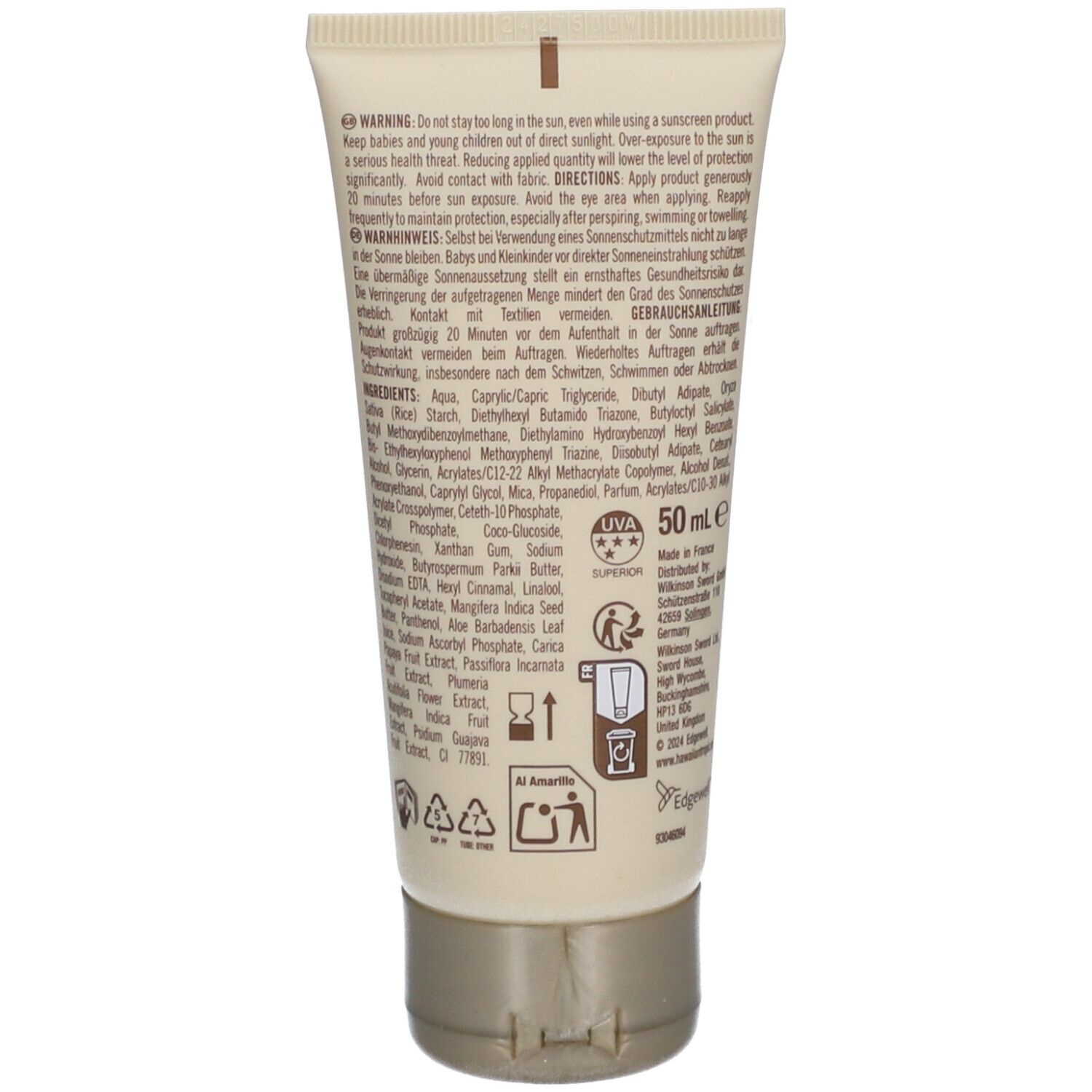 Hawaiian Tropic Sonnencreme Gesicht Glow Protection SPF50