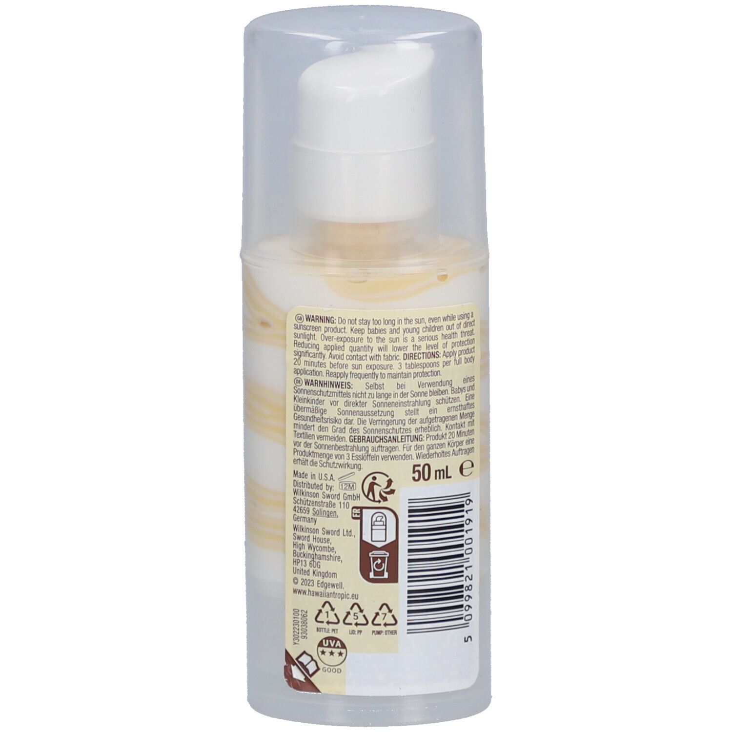 Hawaiian Tropic Sonnencreme Gesicht Silk Hydration SPF30