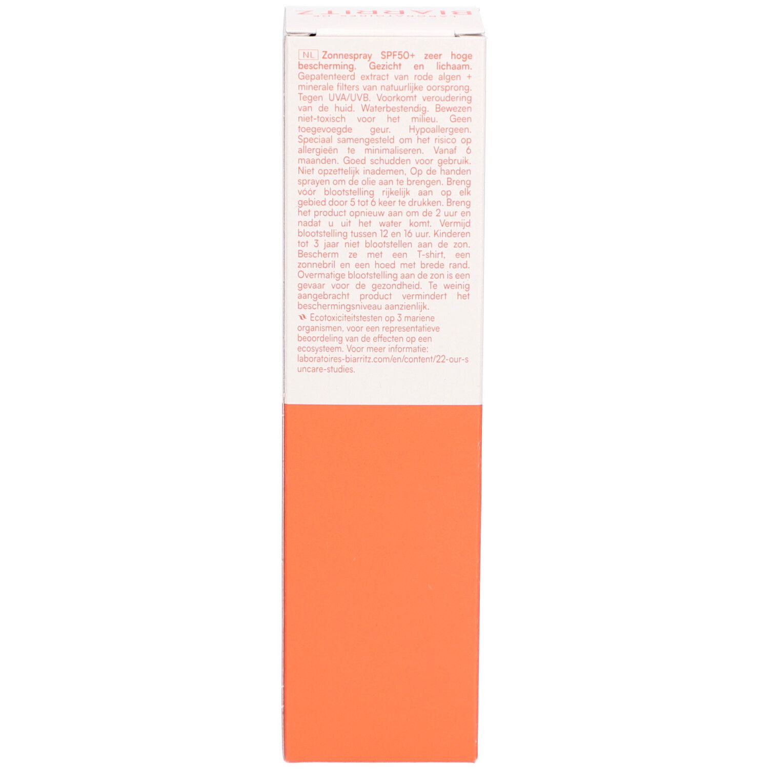 Laboratoires de Biarritz Alga Maris Spray solaire SPF50+ visage et corps