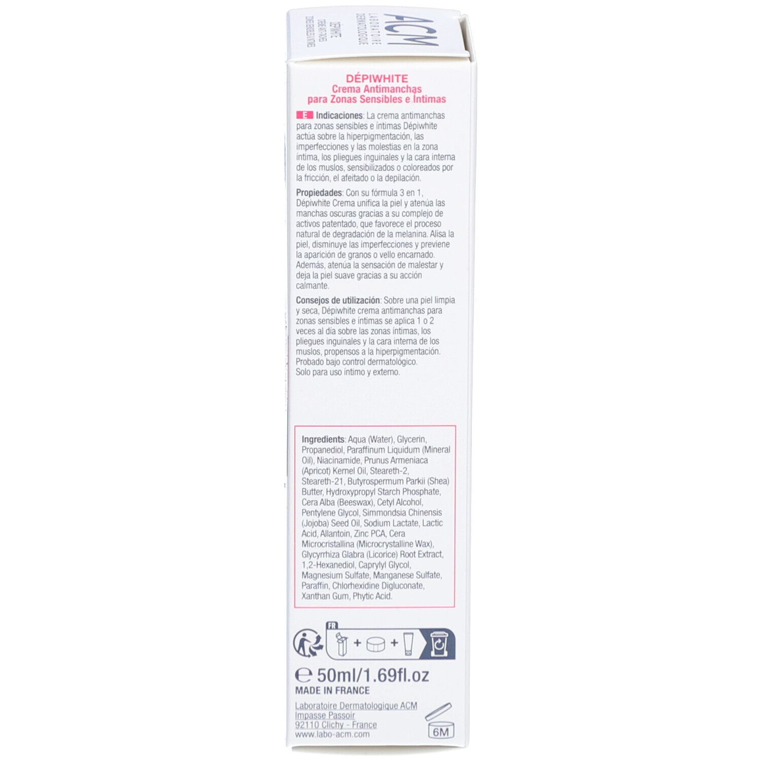 DEPIWHITE Anti-Flecken Creme Empfindliche Zonen & Intimbereich