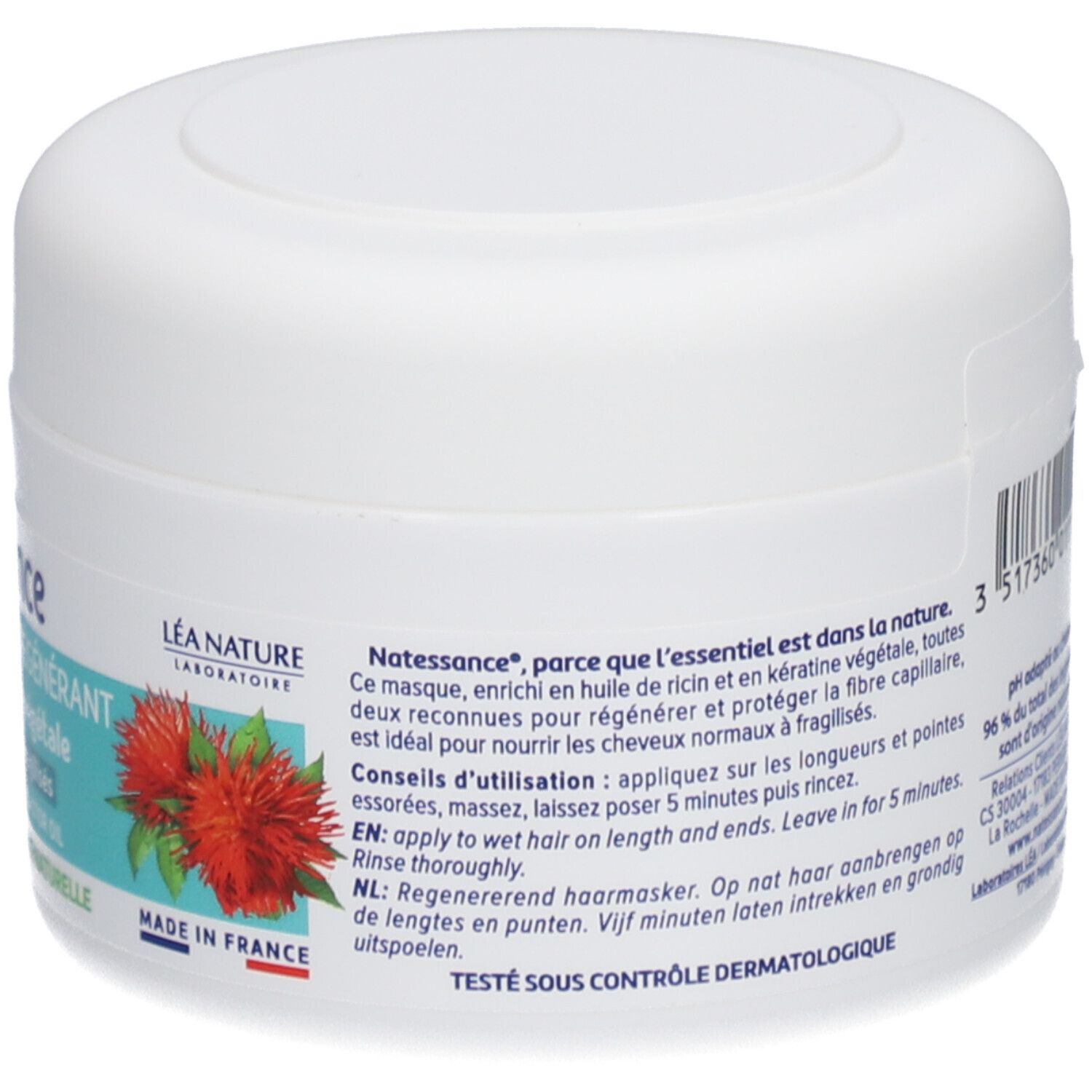 NATESSANCE Masque capillaire fortifiant
