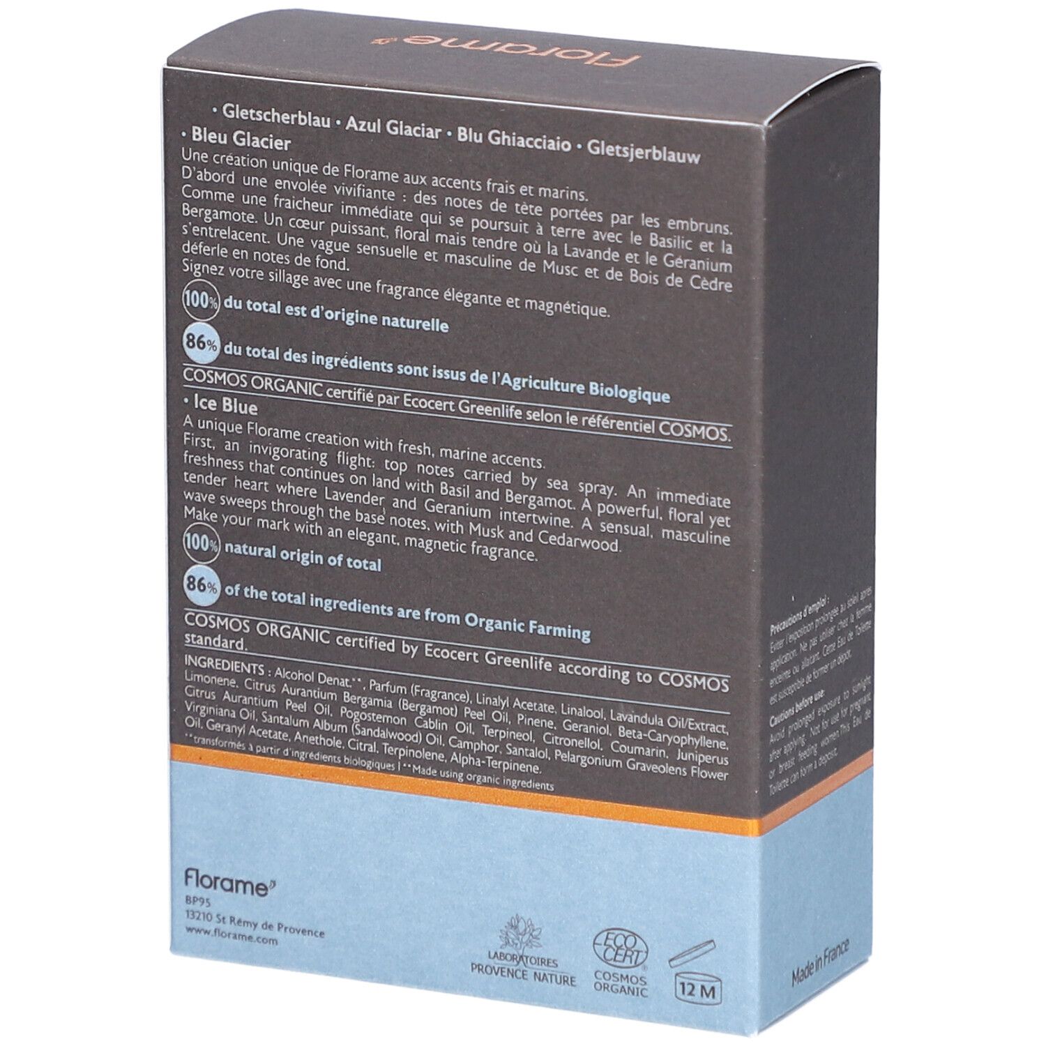 FLORAME Eau de Toilette Bleu Glacier