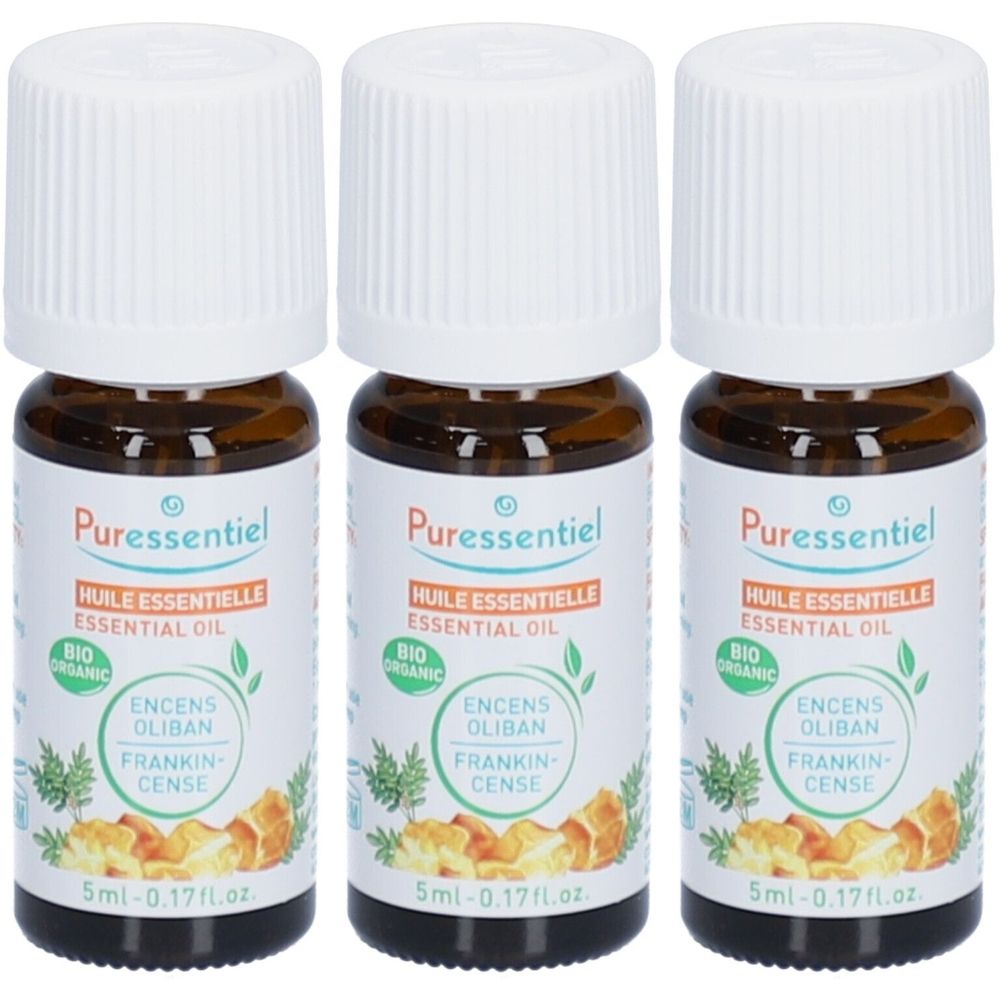 PURESSENTIEL Huile Essentielle Encens Oliban bio x3
