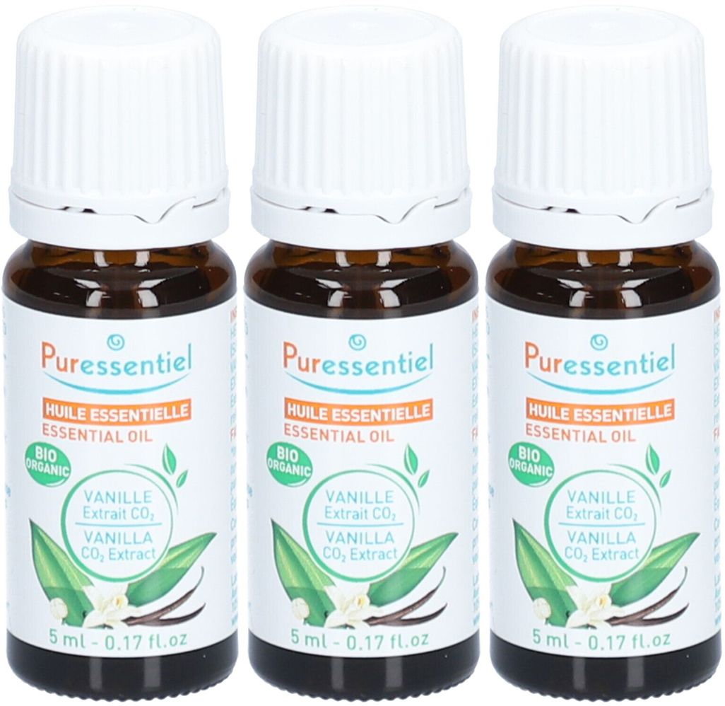 PURESSENTIEL Bio-Vanille-Extrakt x3