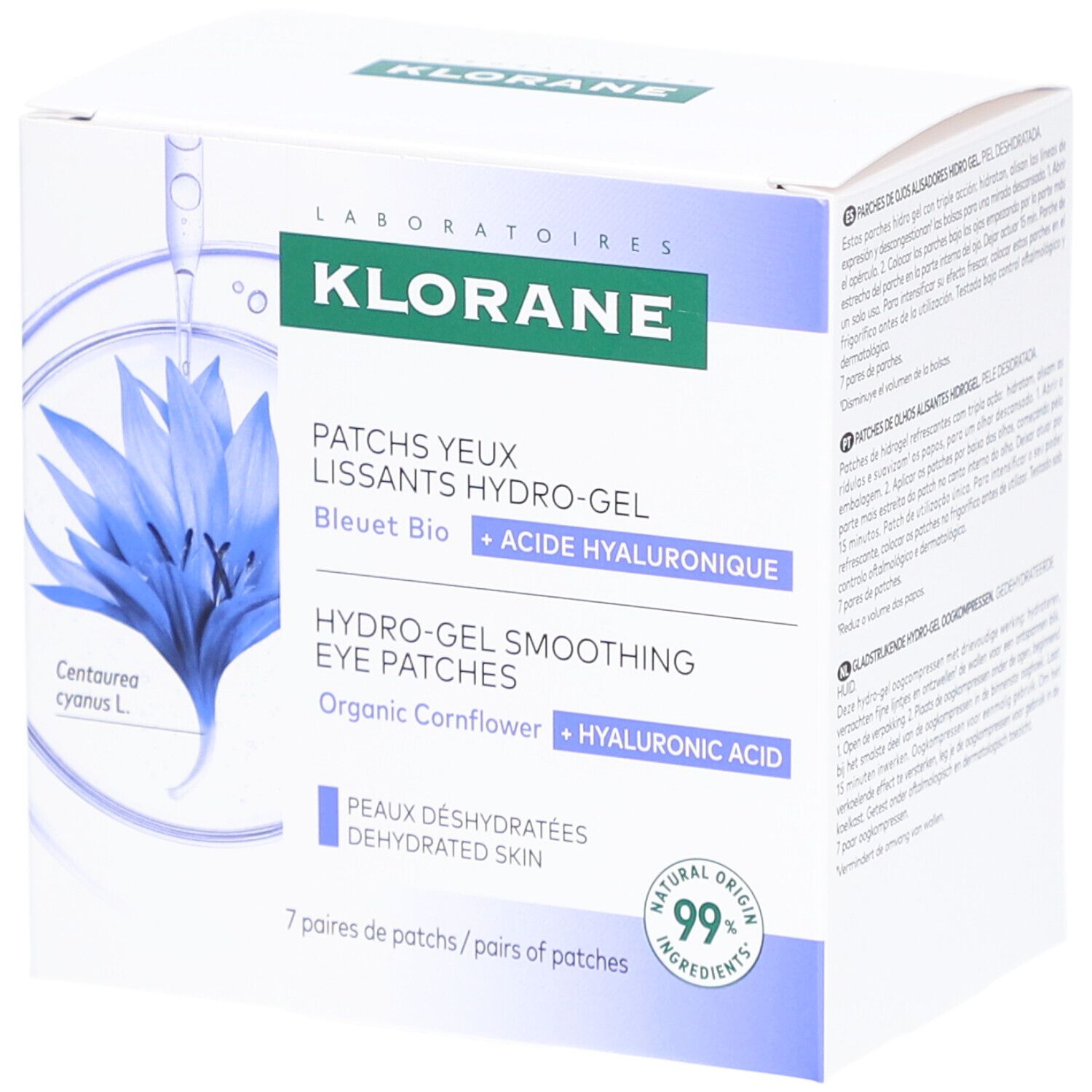 KLORANE Glättende Augenpatches Hydro-Gel