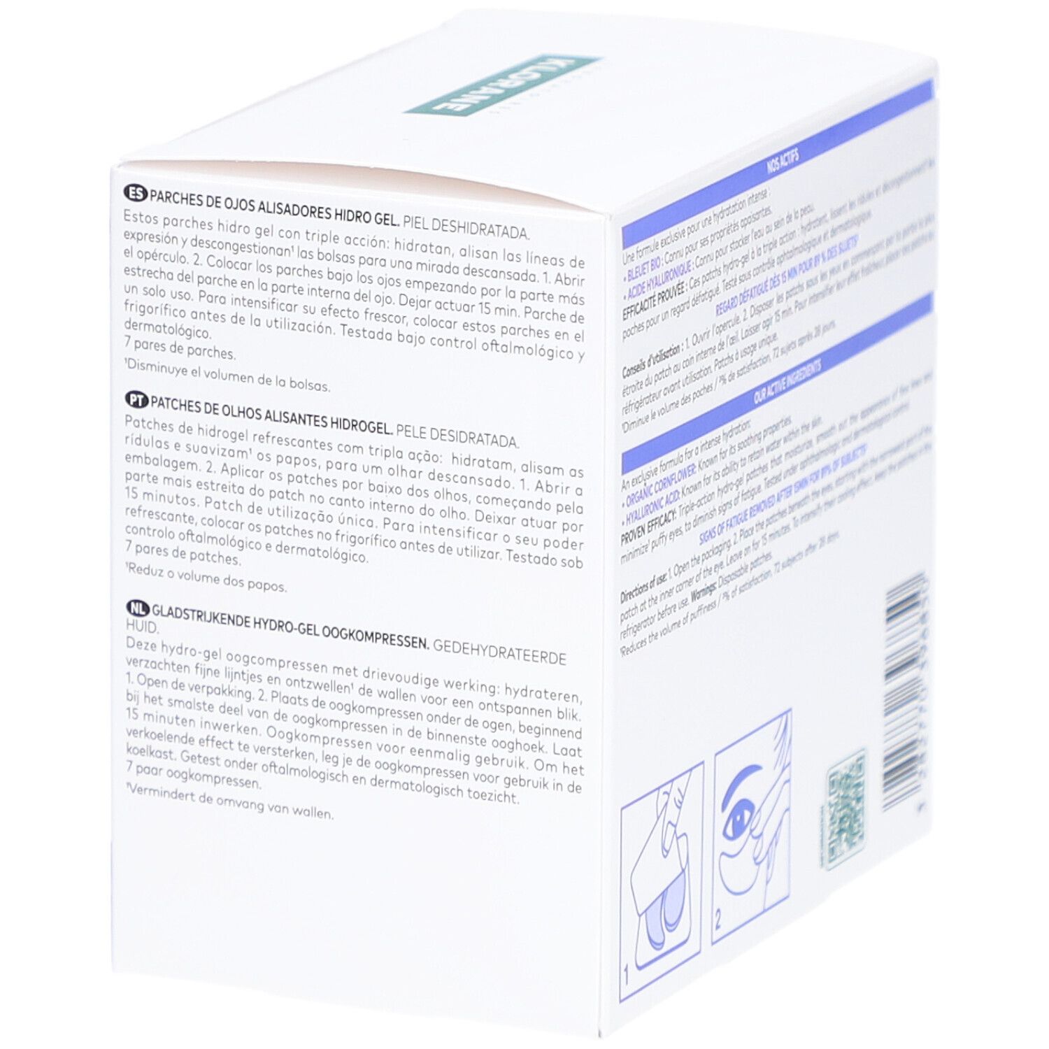 KLORANE Glättende Augenpatches Hydro-Gel