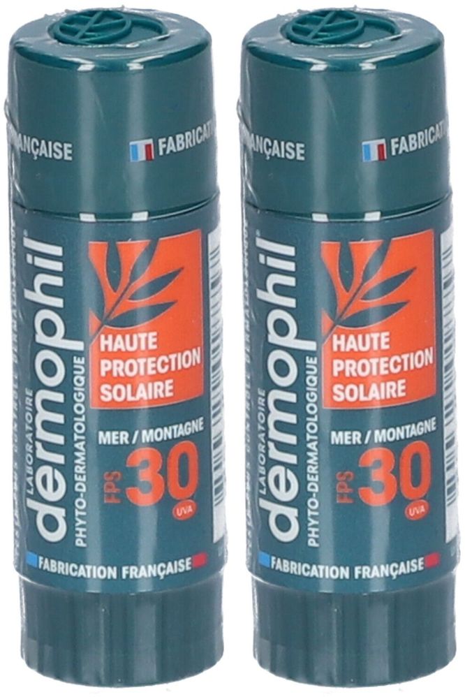 dermophil Phyto-Dermatologique Stick Lèvres Haute Protection Solaire SPF 30